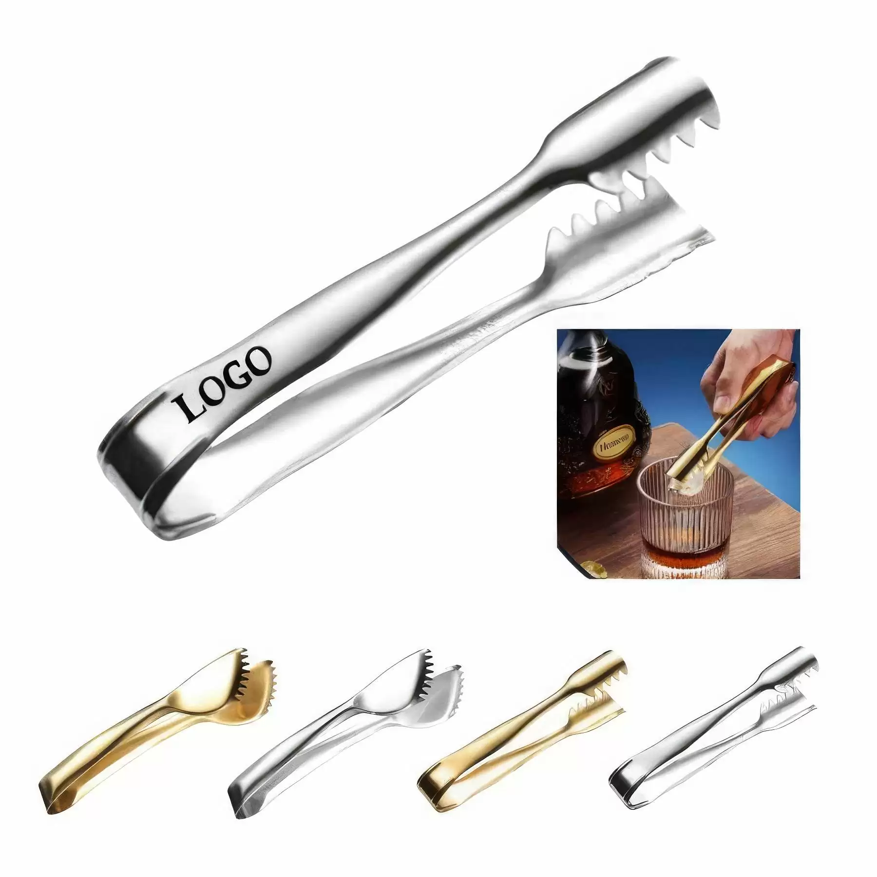 Mini Stainless Steel Kitchen Tongs