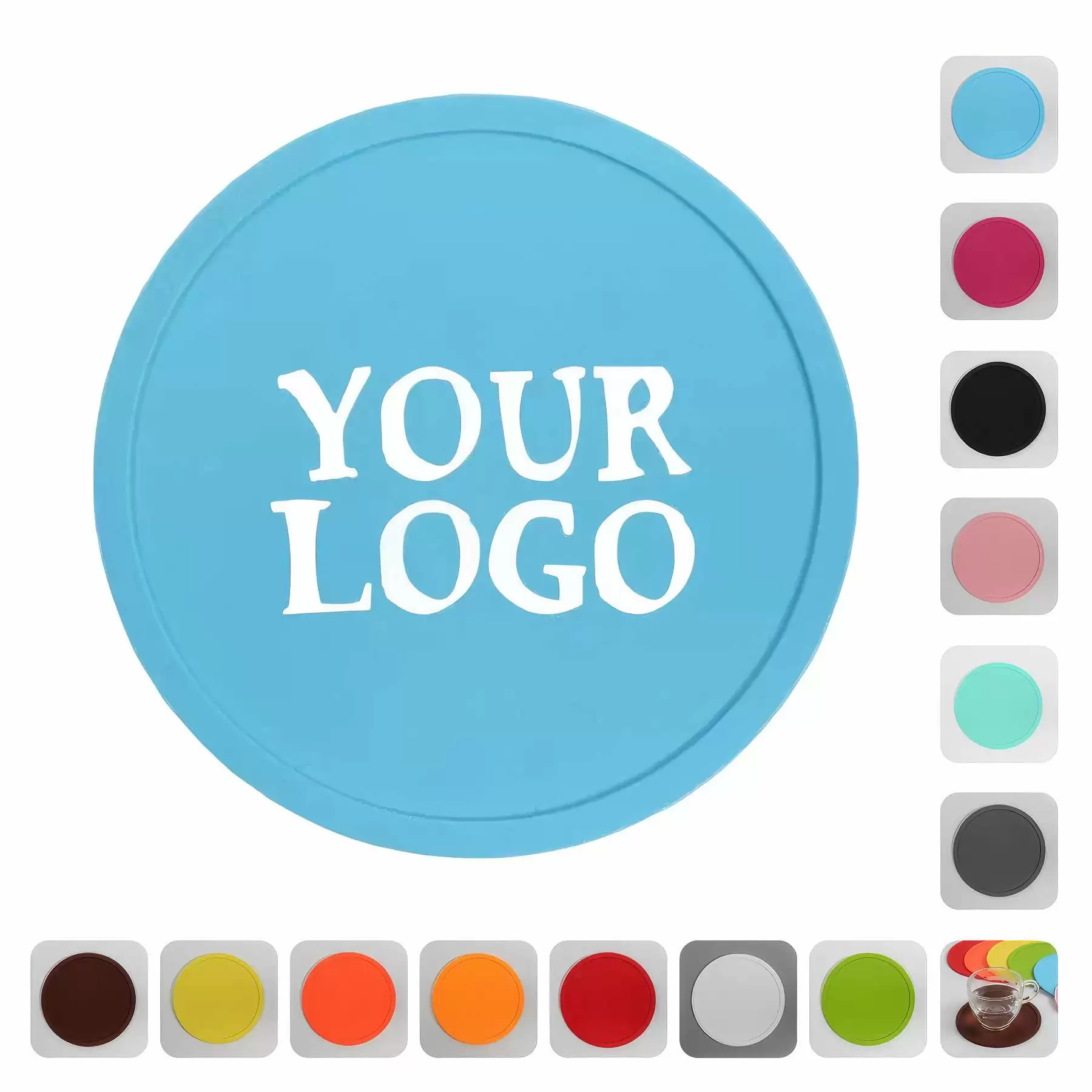 Custom-designed Silicone Coaster For Your Drinks