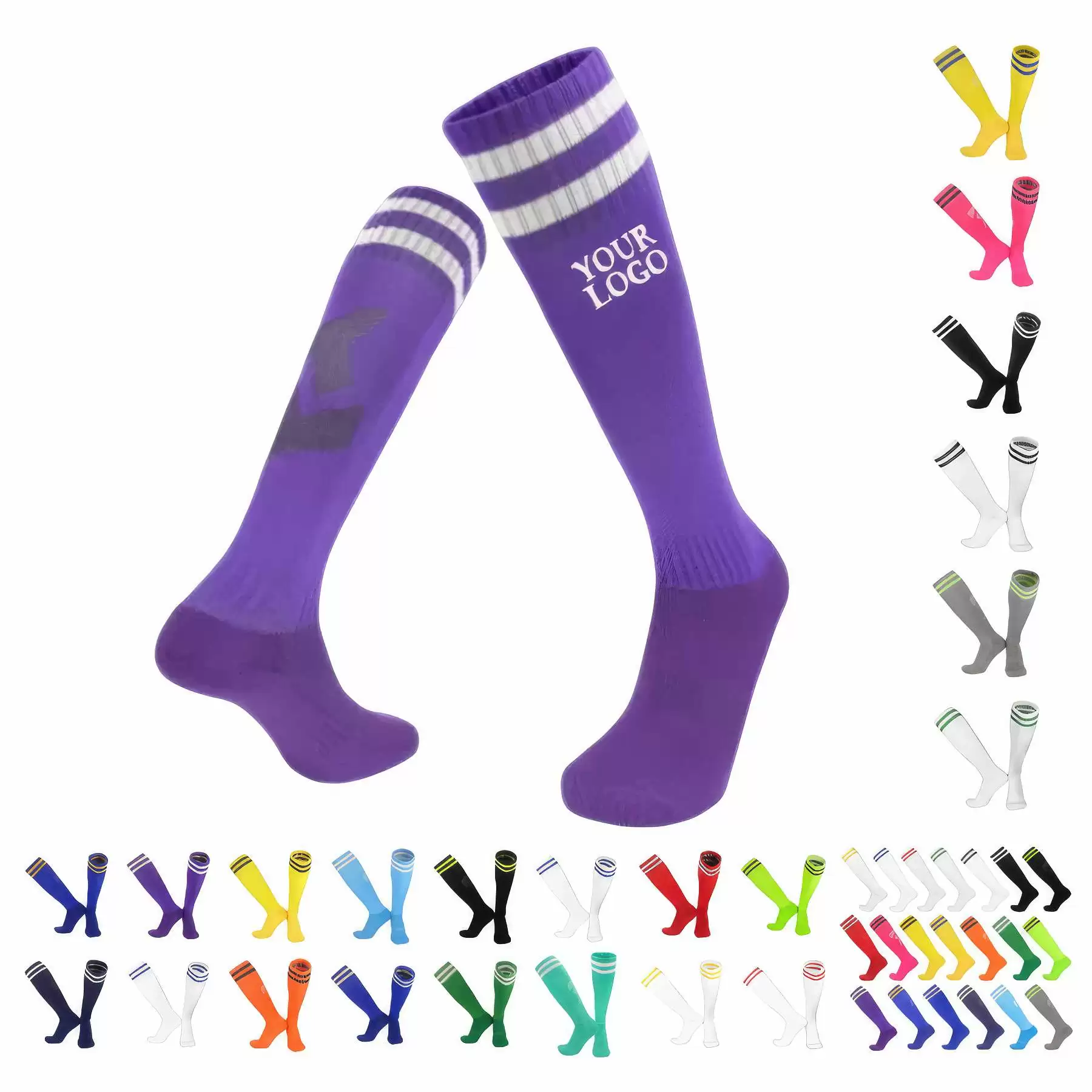 Customized Team Spirit Football Socks