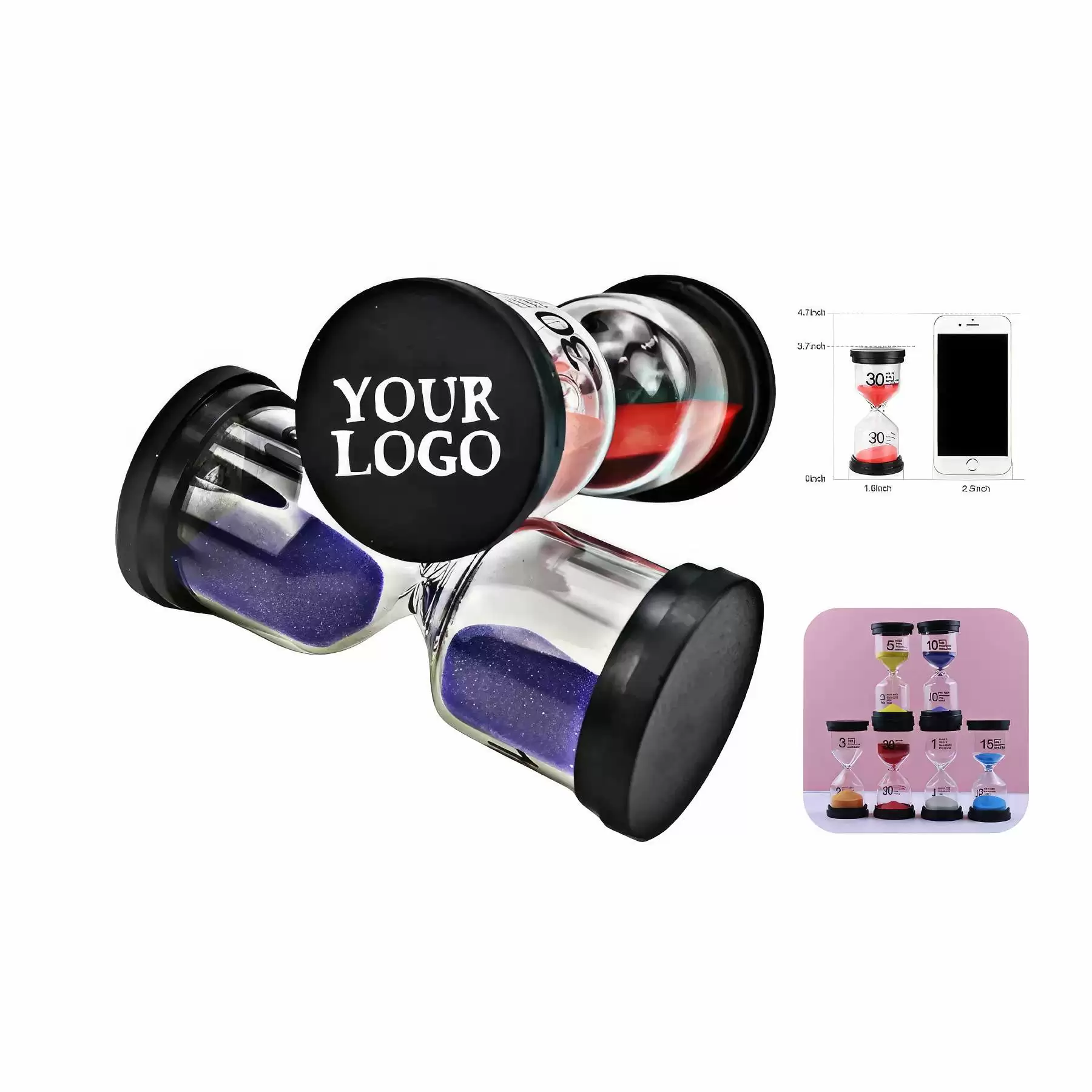 Custom Hourglass 3/5/15/30 Minute