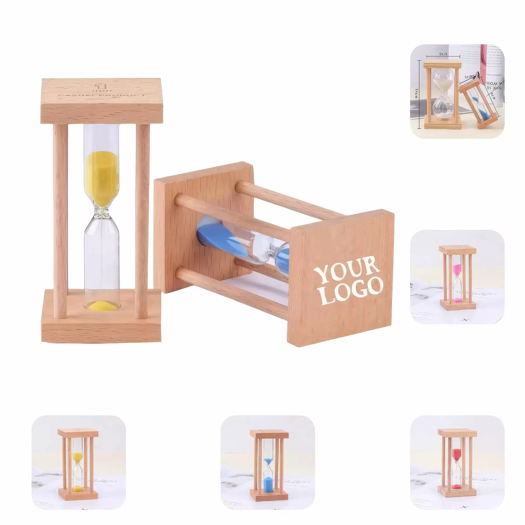 Personalized Sand Timer 3/5/15/30 Minute Hourglass