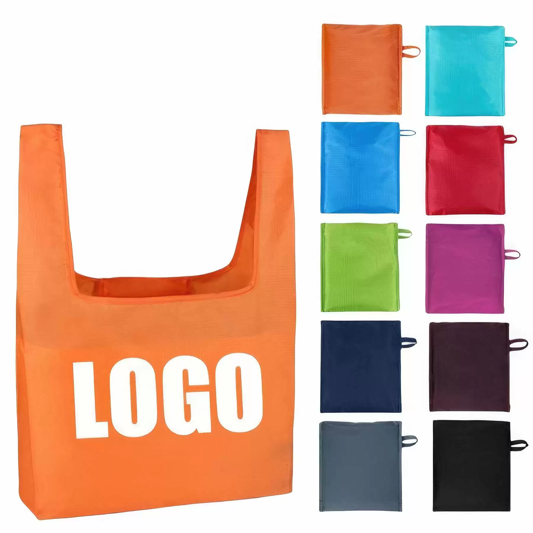 Custom Promotional Lightweight T-Shirt Style Tote Bag