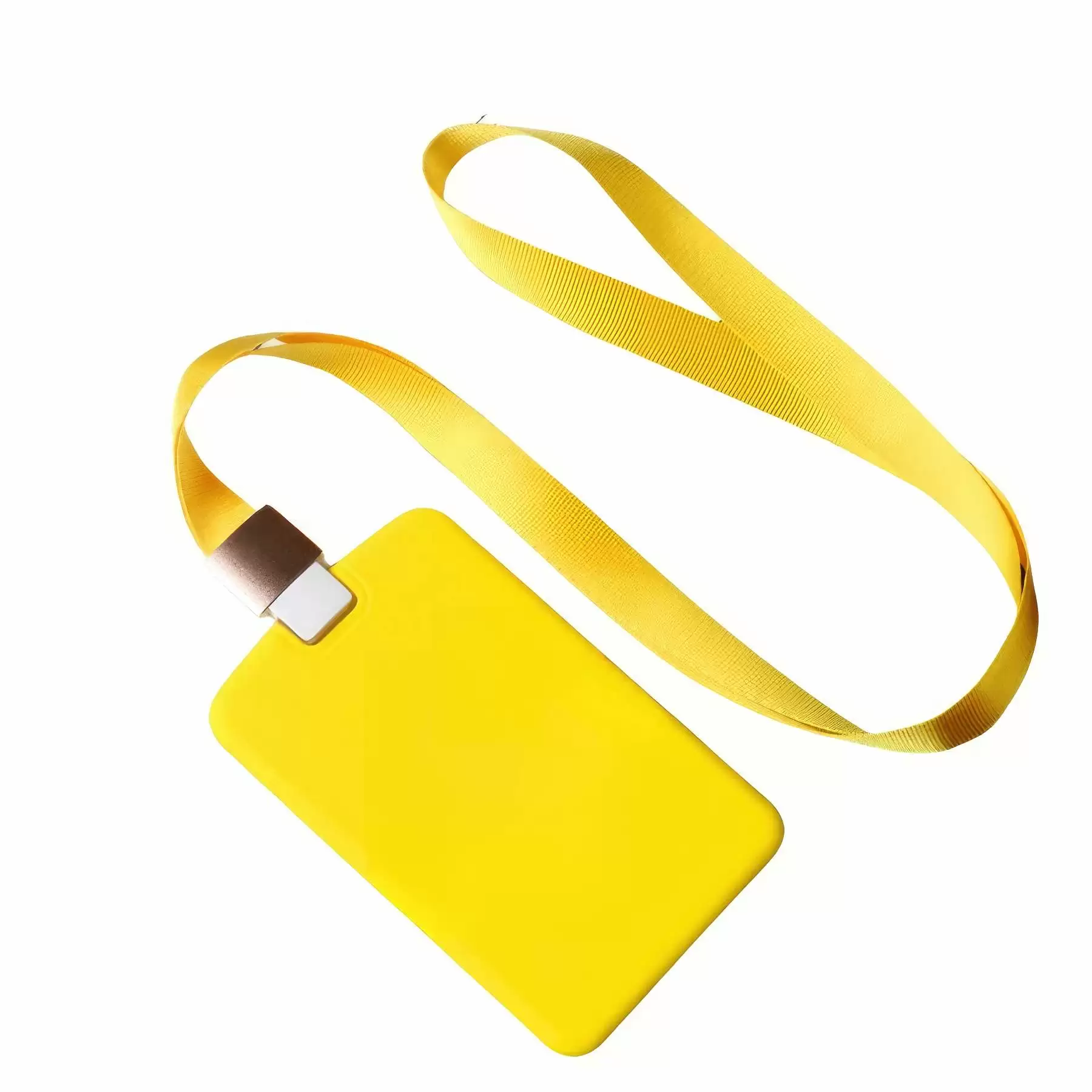 Polyester Lanyard with ABS Clip & Silica Card Holder - Image 2
