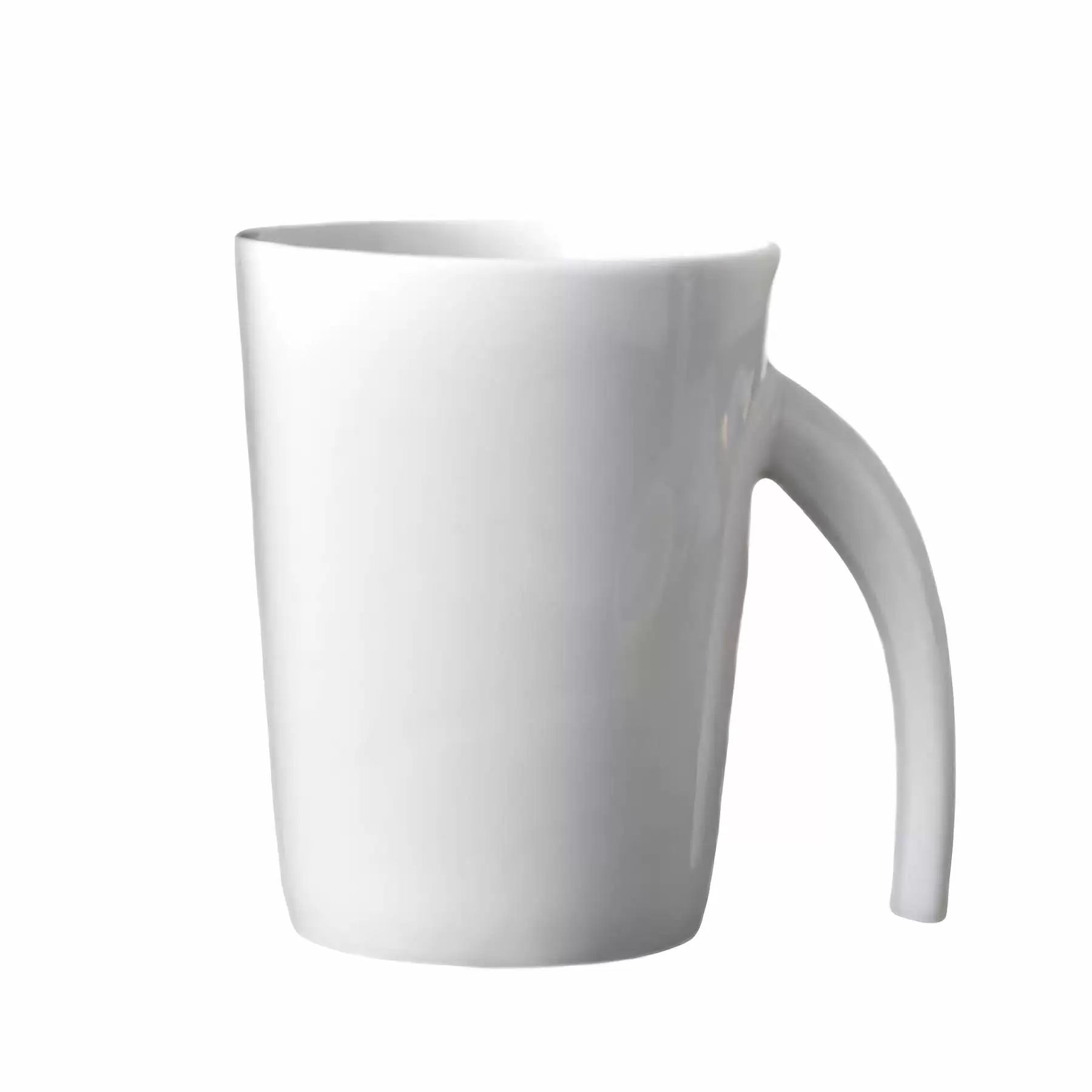 Custom 8 Oz Ceramic coffee cup with trunk handle - Image 2