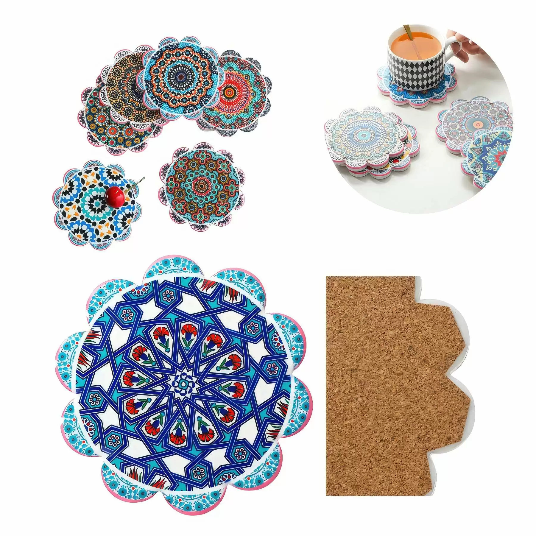 Custom Ceramic Coasters for Drinks