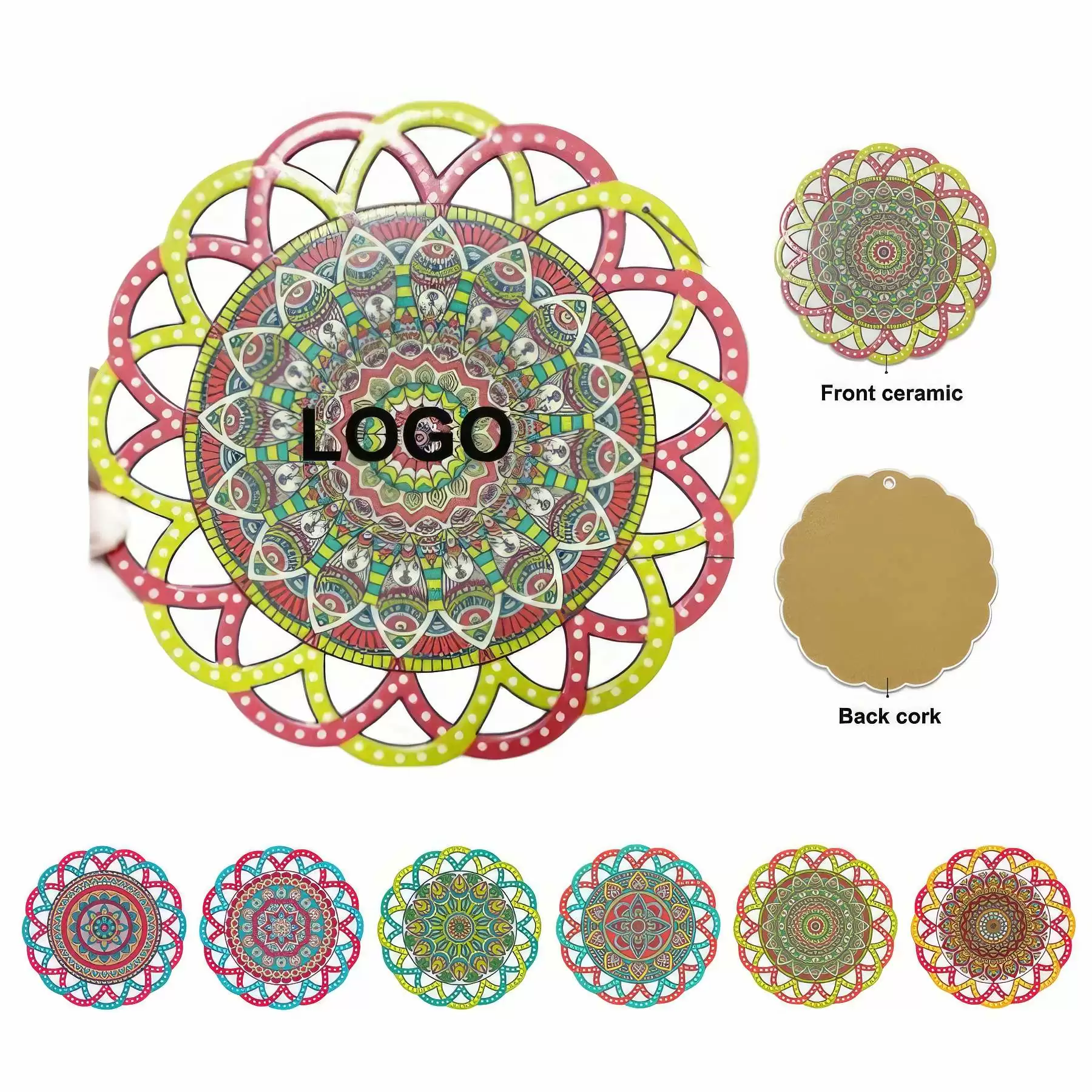 Custom ceramic pot mat