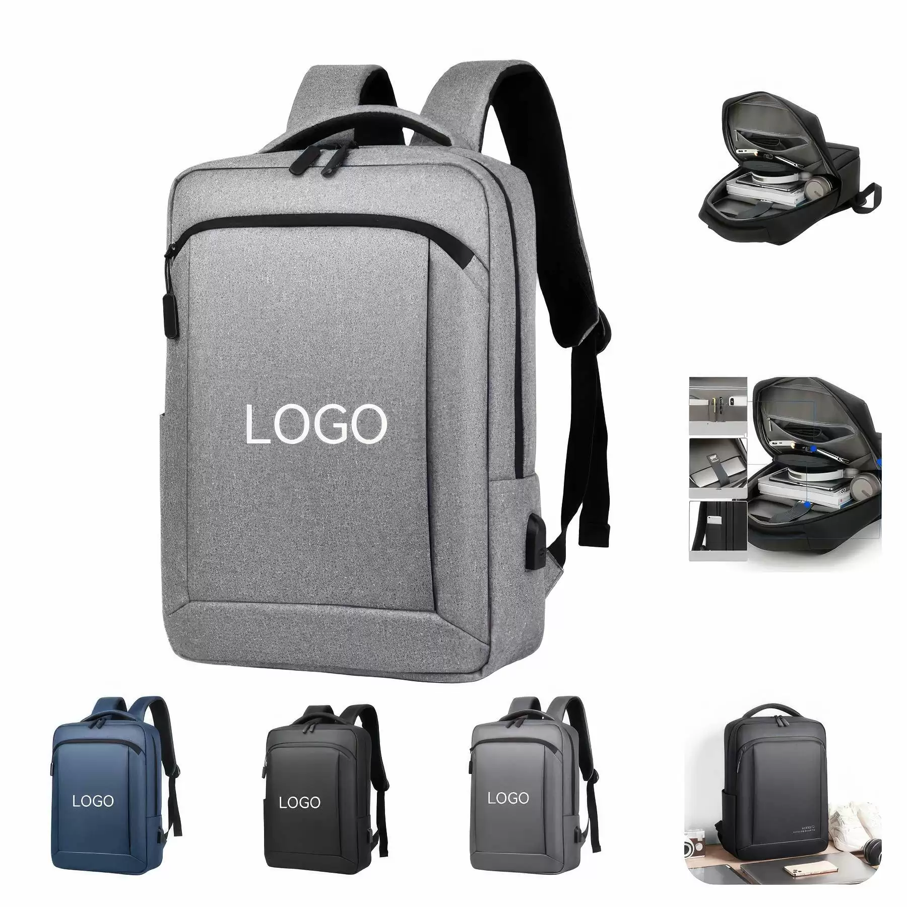 Custom business waterproof laptop bag