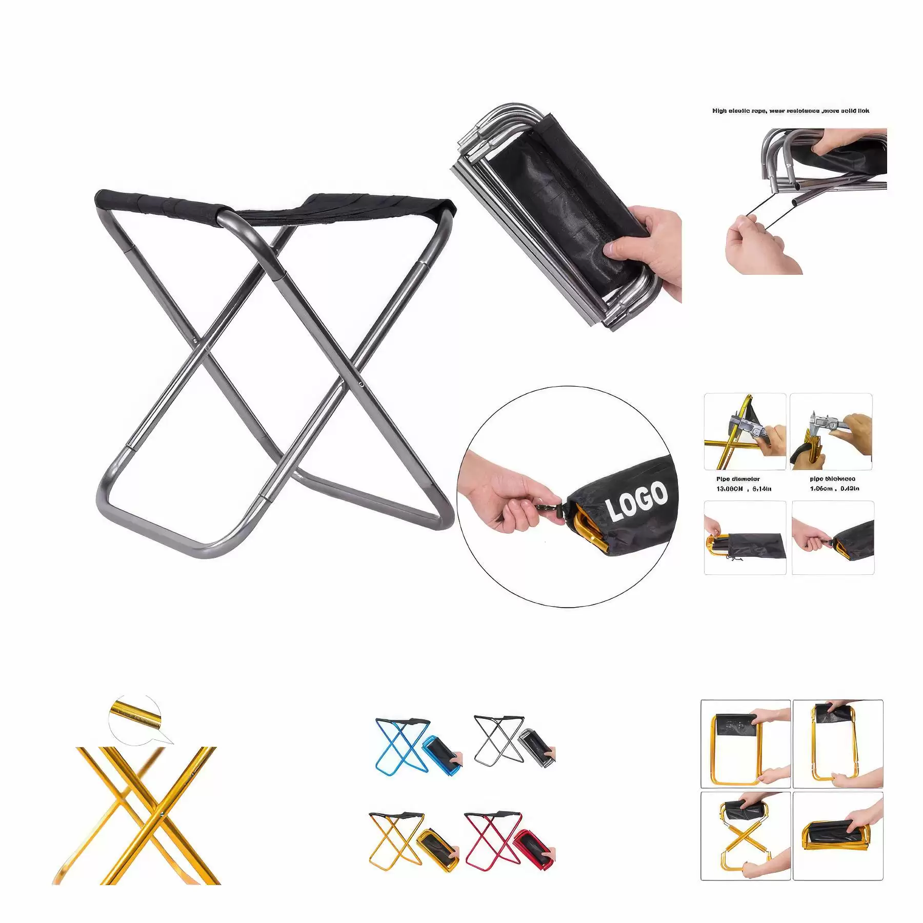 Custom Folding Portable Camp Gear Outdoor Chairs