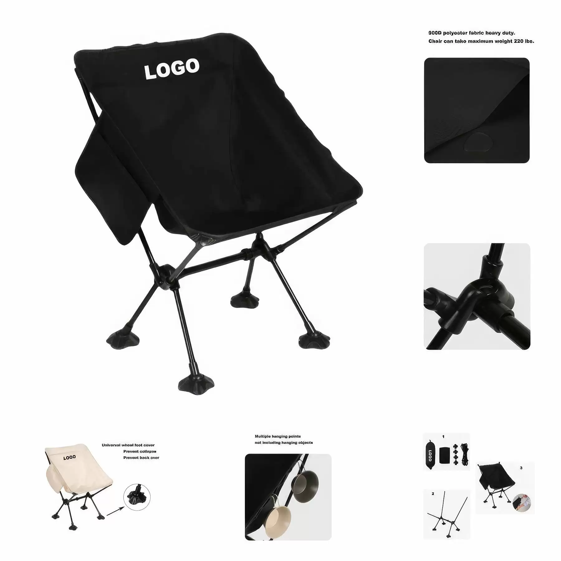 Custom Folding Samll Chair Portable Camp Stool