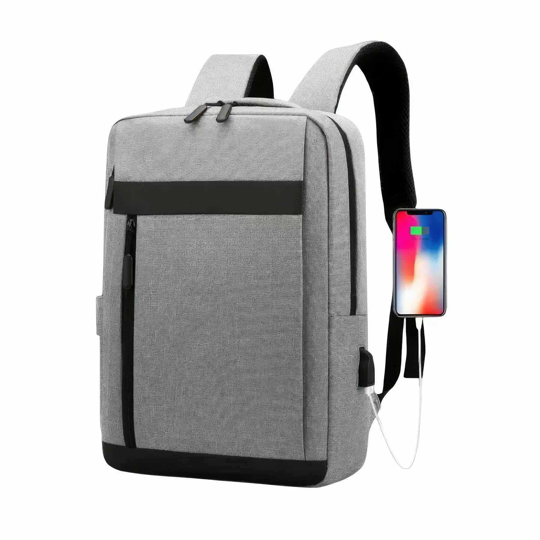 Custom 15.6 inch Laptop Backpack with USB charge - Image 2