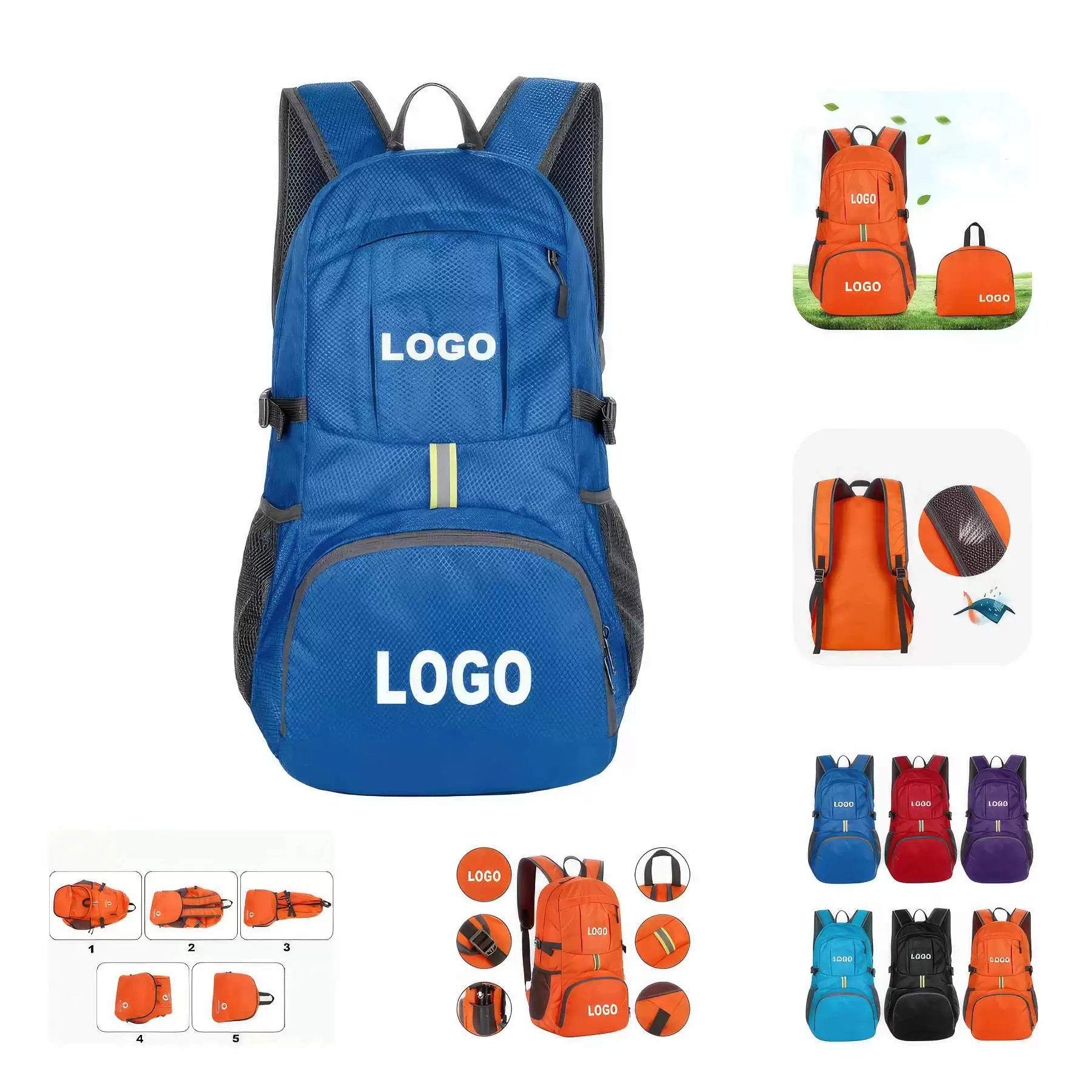Custom 30L Lightweight Packable Foldable Travel backpack