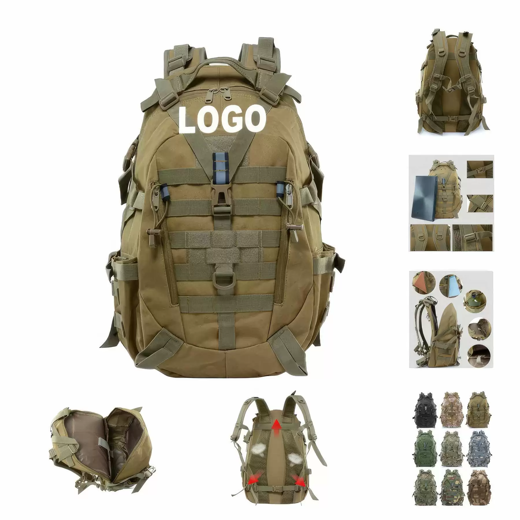 Custom Tactical Backpack travel bag
