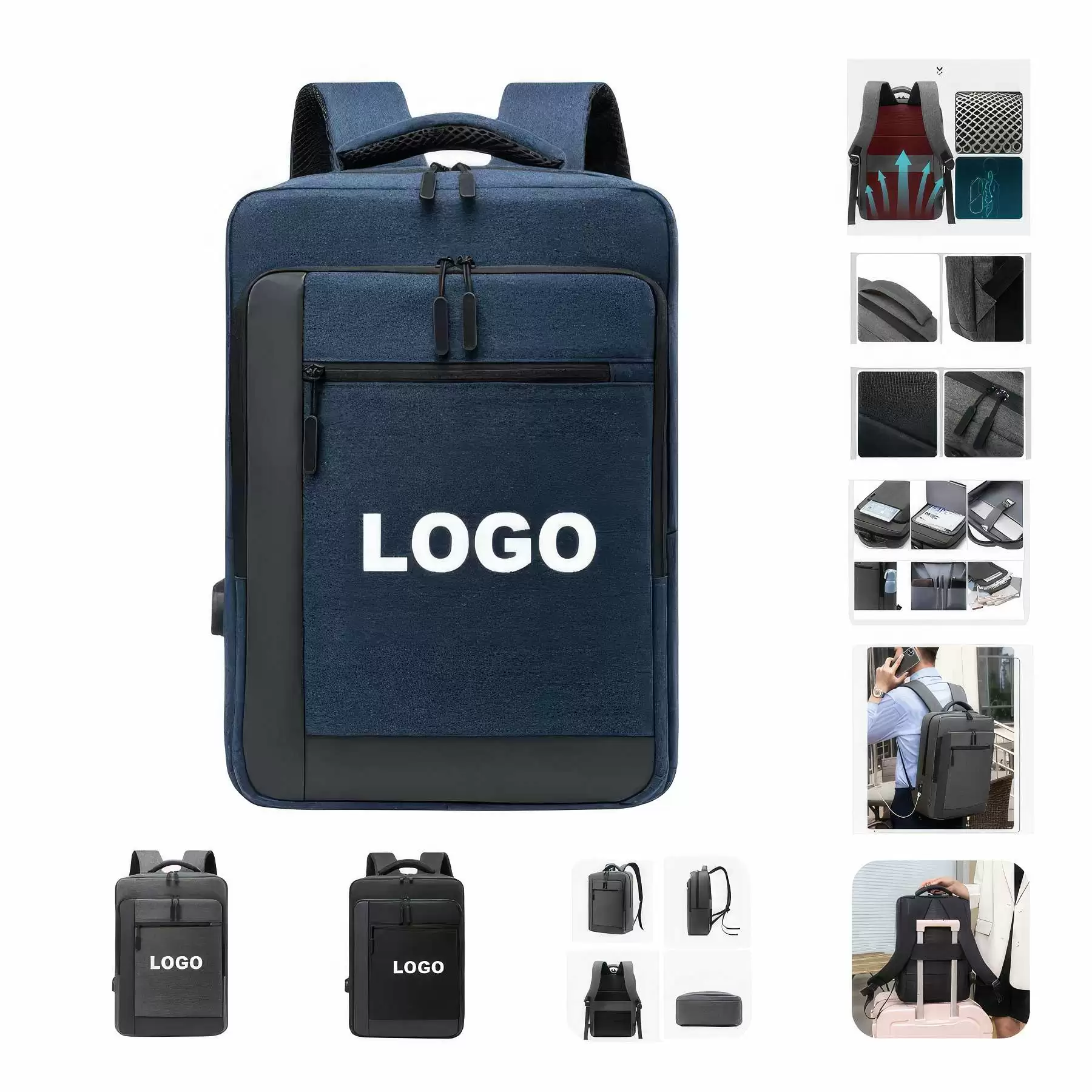 Custom Laptop Backpack travel bag
