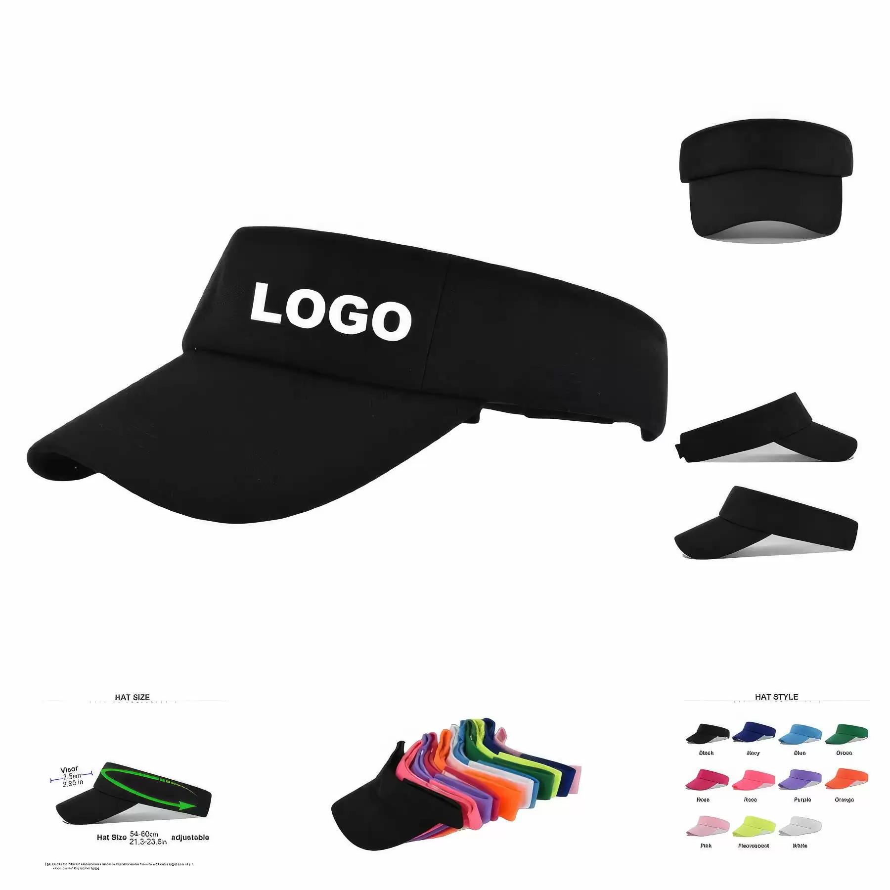 Custom Unisex Sports Sun Visor