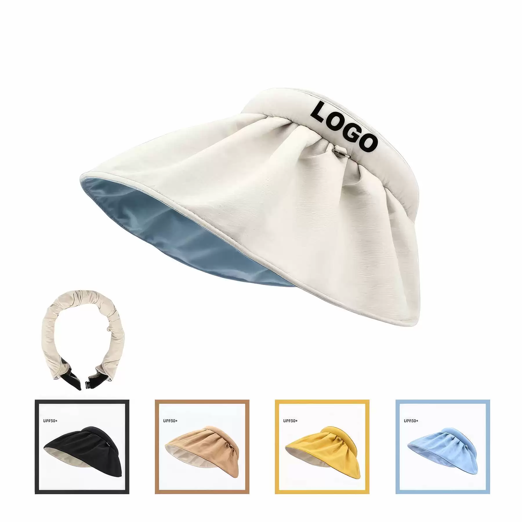 Custom Shell Summer Foldable UV Protection Hat