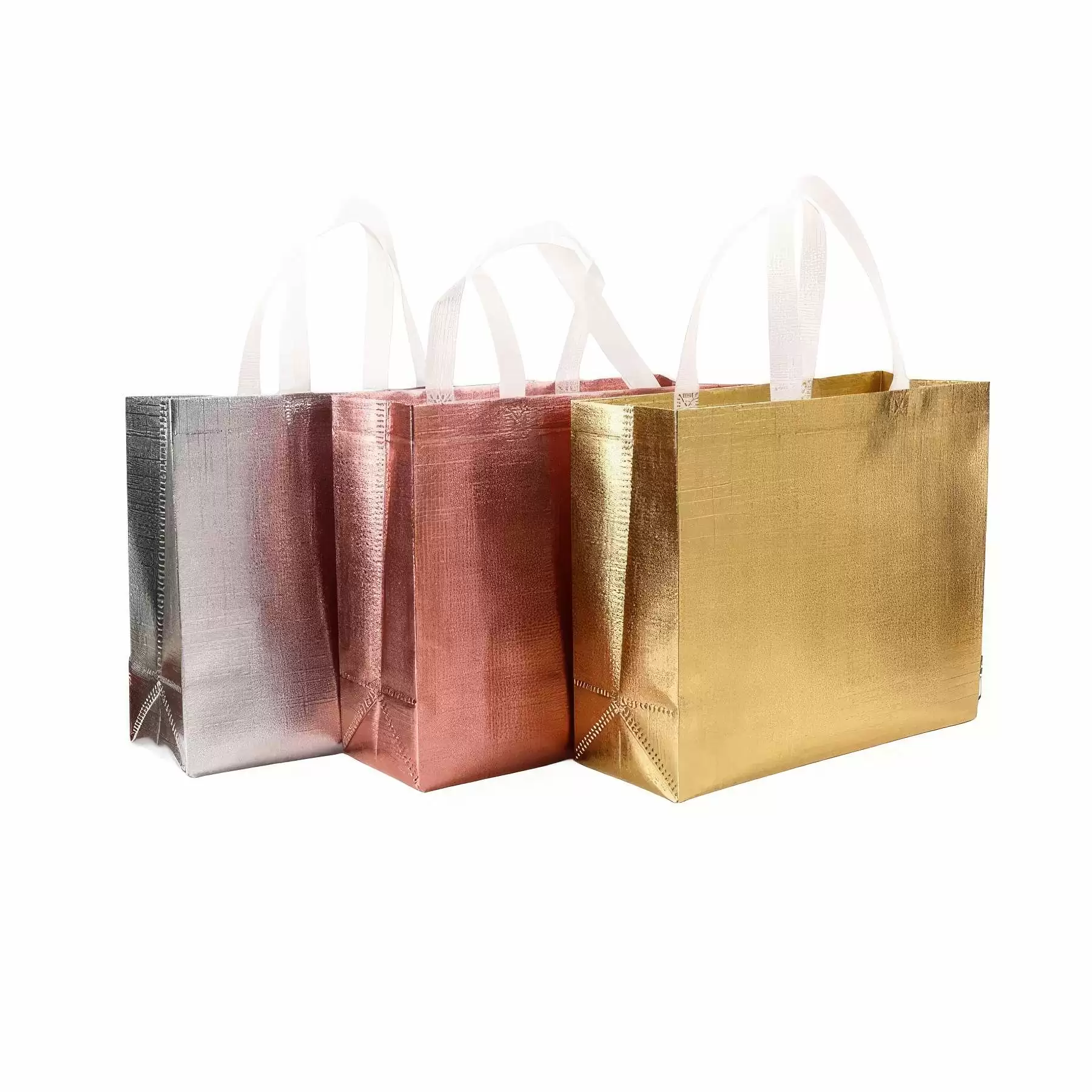 Custom Laser aluminized shopping Bags - Image 2