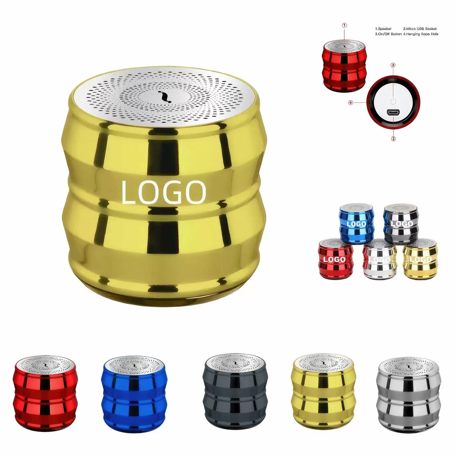 Custom Wireless Portable Speaker