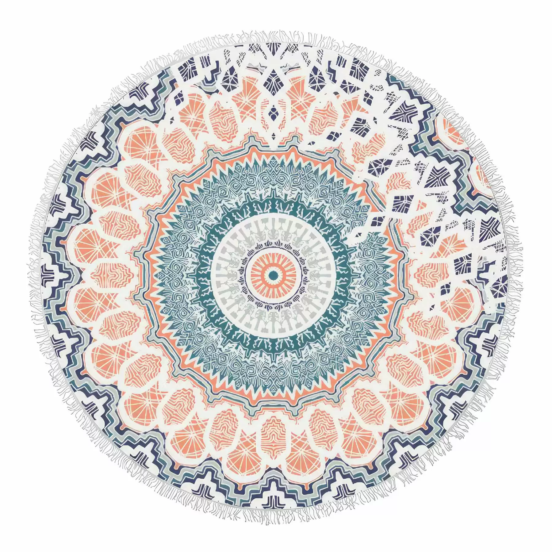 Custom Oversize Round Beach Towel - Image 2
