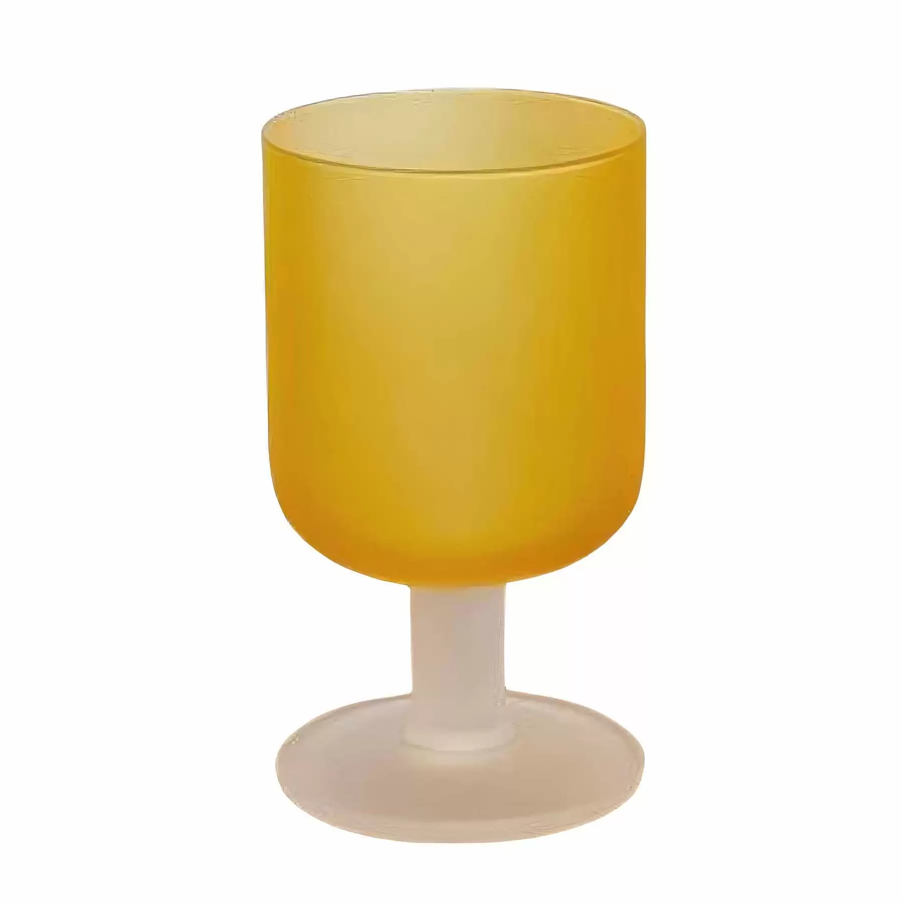 300ml 10oz Frosted Glass Goblet Wine Cocktail Cup - Image 2