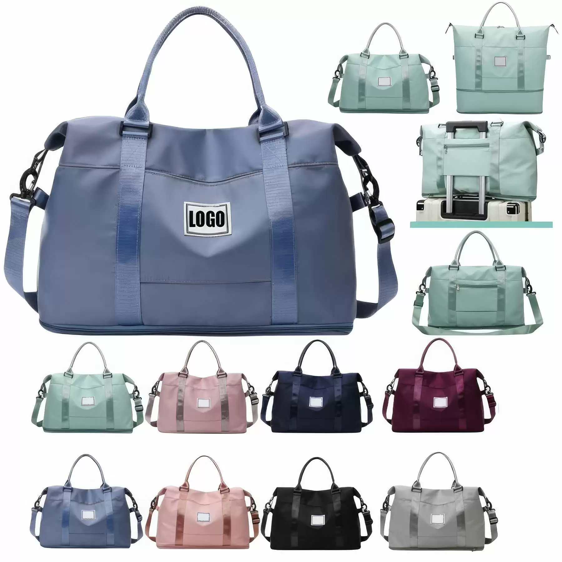 Multi-Function Large Travel Sports Duffel Bag - Gym Yoga: S