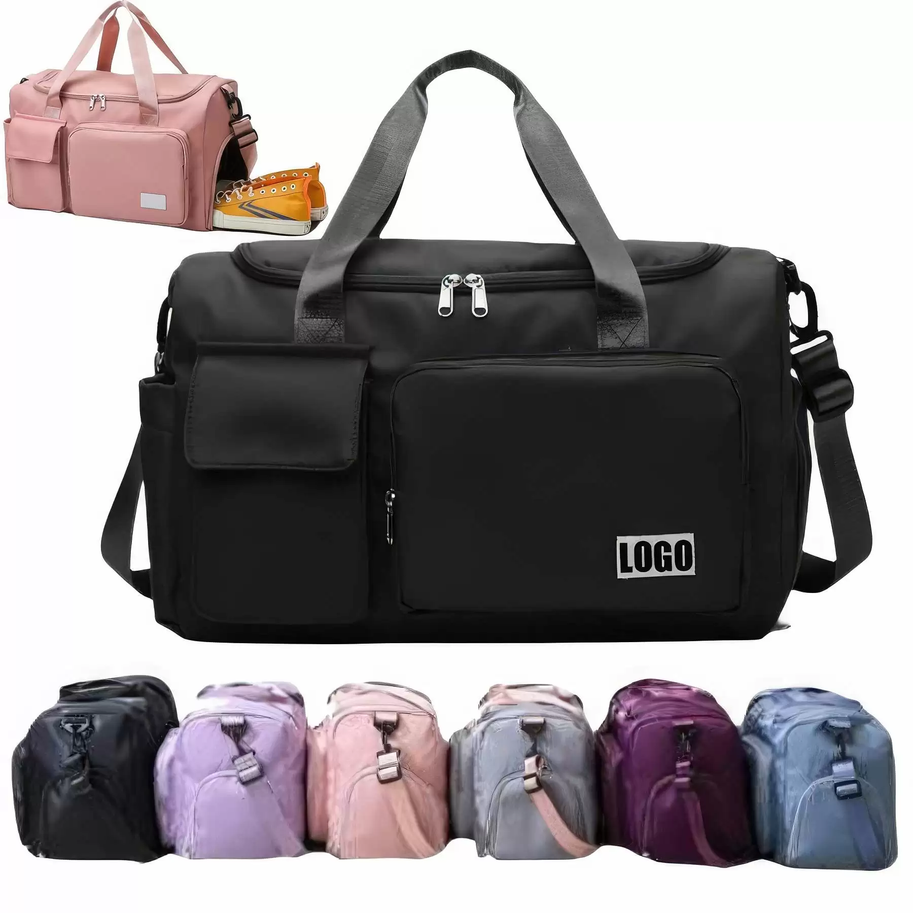 Multi-Function Large Travel Sports Duffel Bag - Gym Yoga