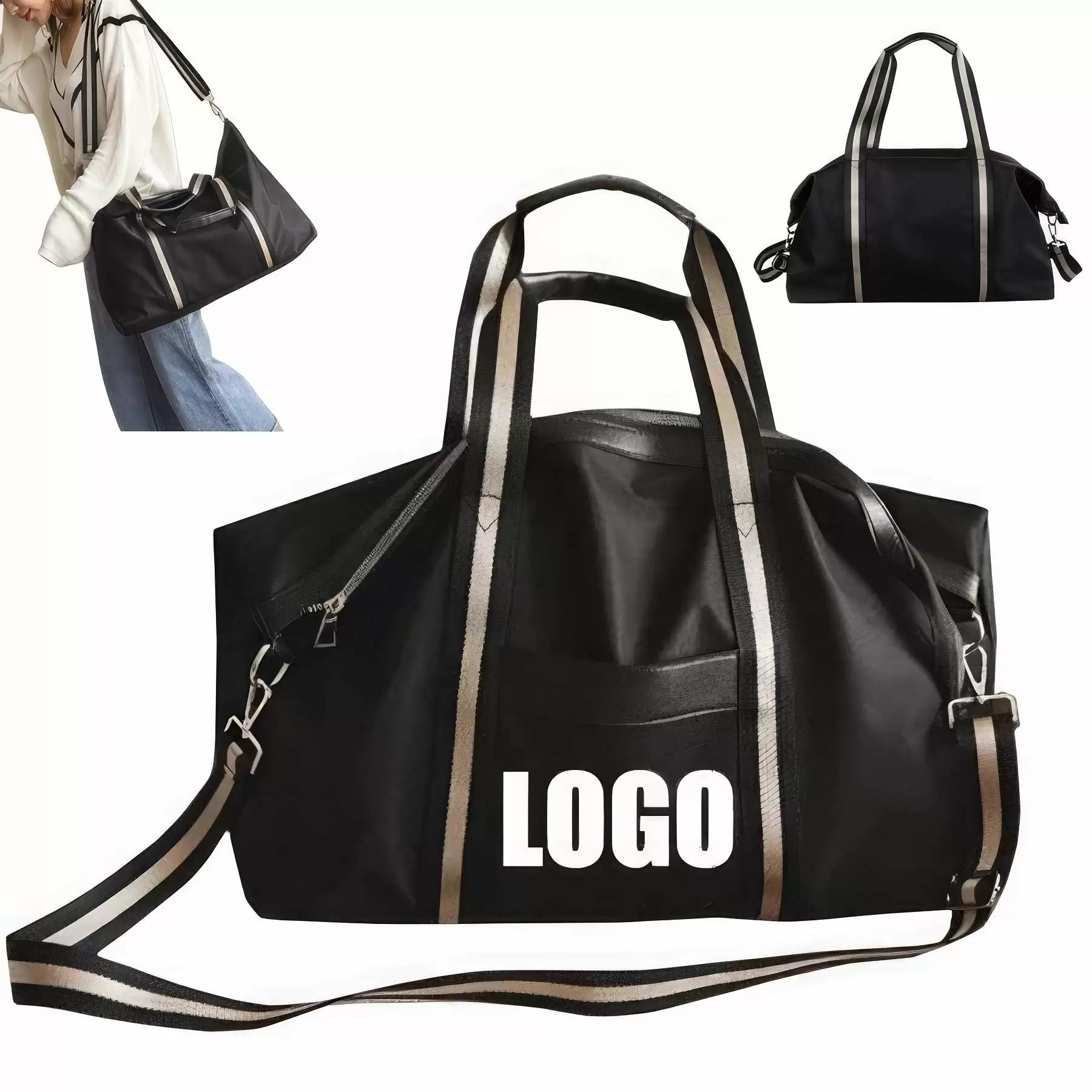Travel Sports Large Handbag - Yoga Weekender Gym Bag