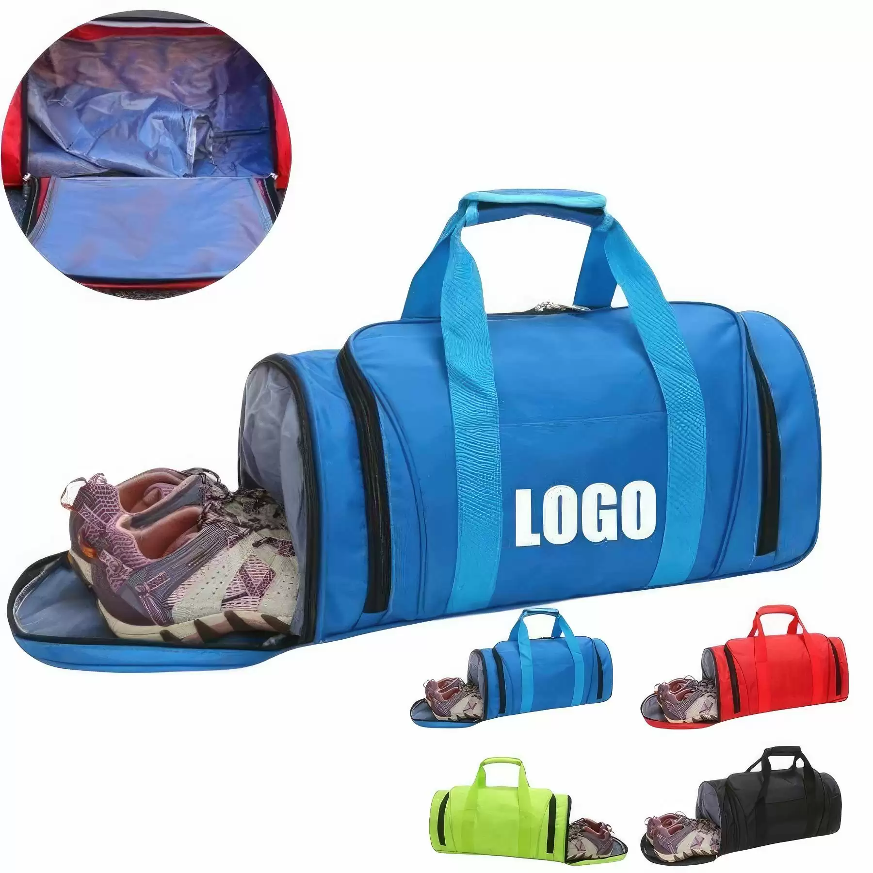 Multi-Function Travel Sports Duffel Bag - Gym Yoga Camping
