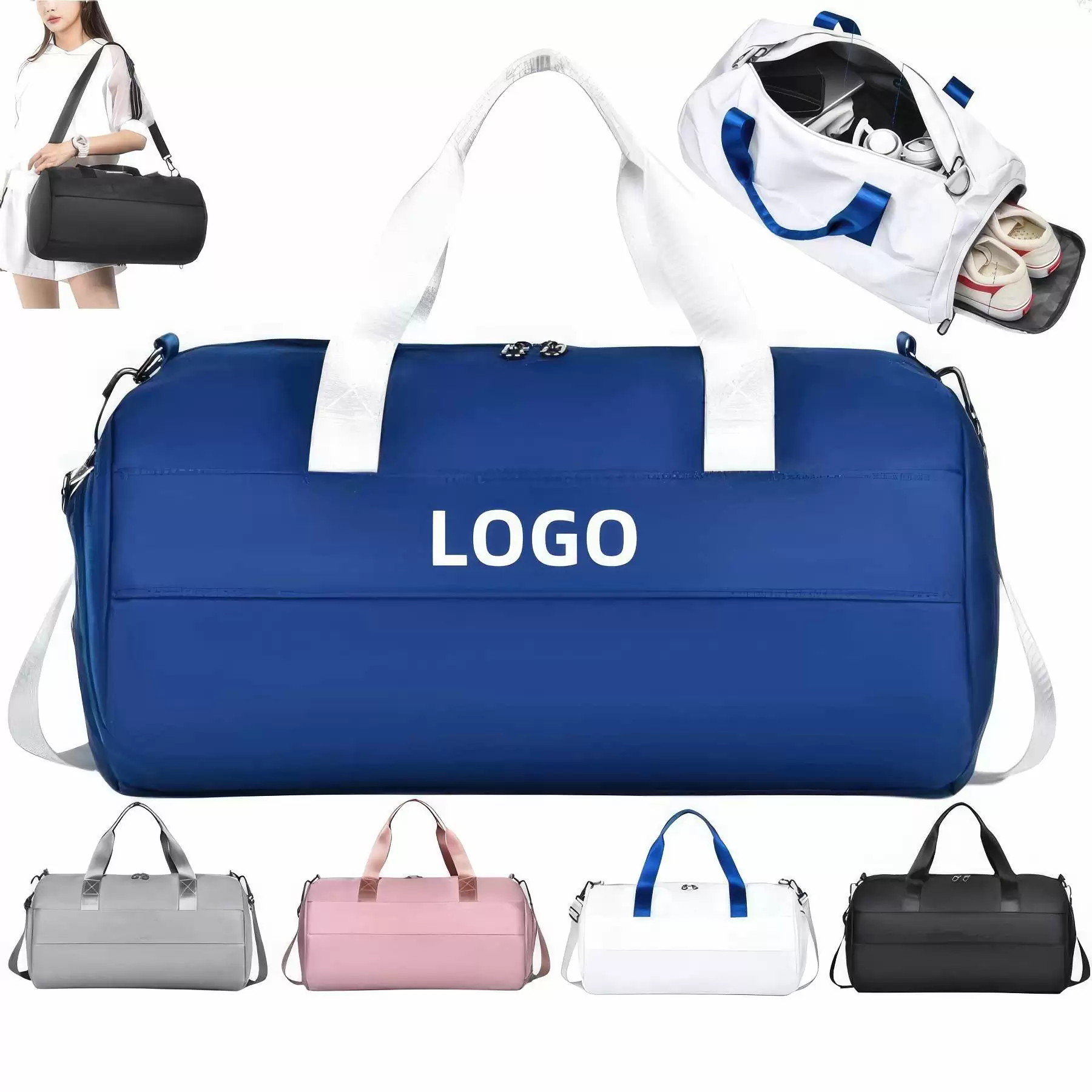 Multi-Function Large Travel Sports Duffel Bag - Gym Yoga