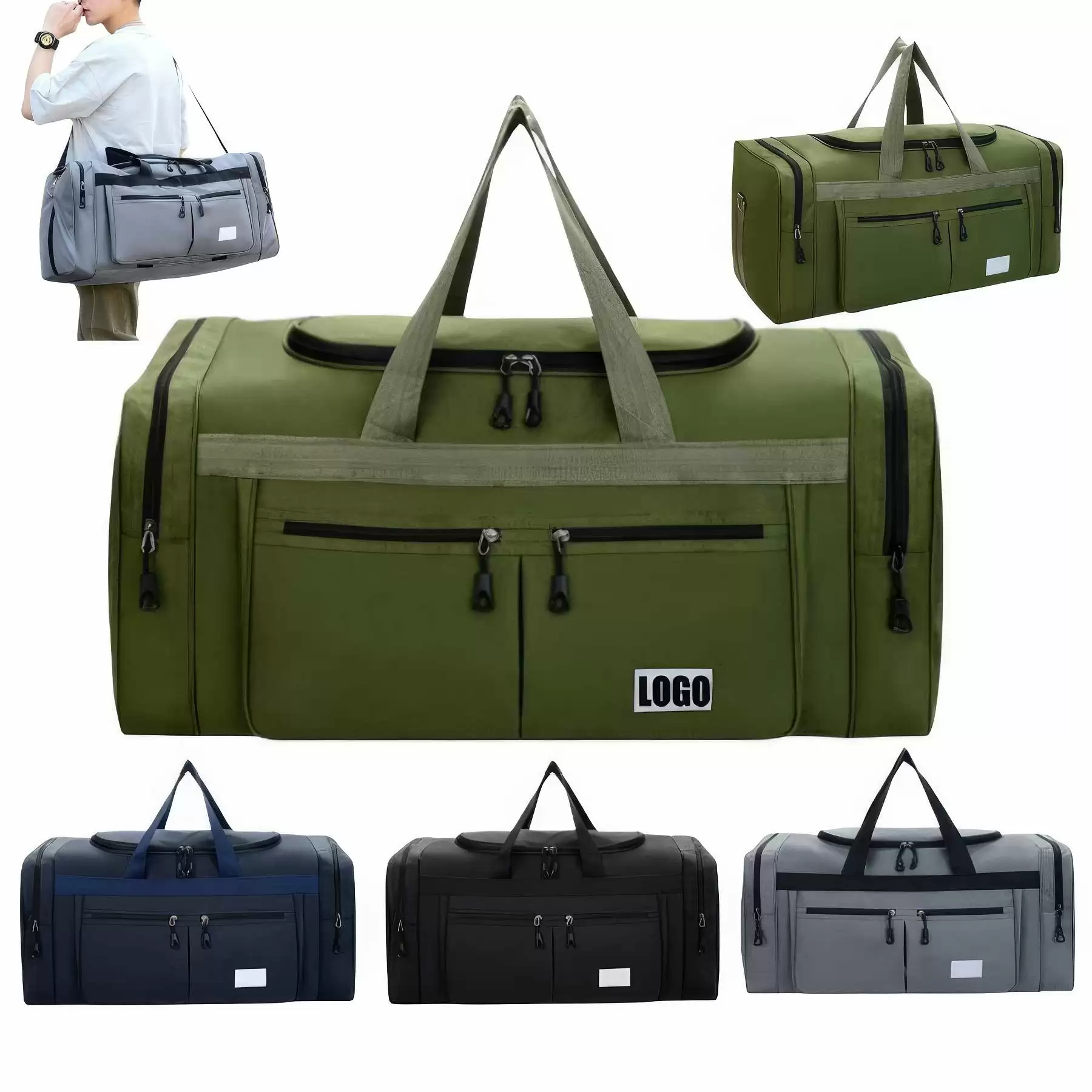 Super Large Travel Sports Duffel Bag - Gym Yoga Camping