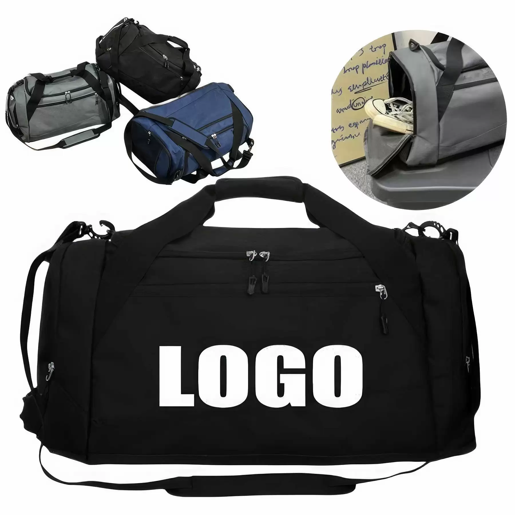 Multi-Function Large Travel Sports Duffel Bag - Gym Yoga