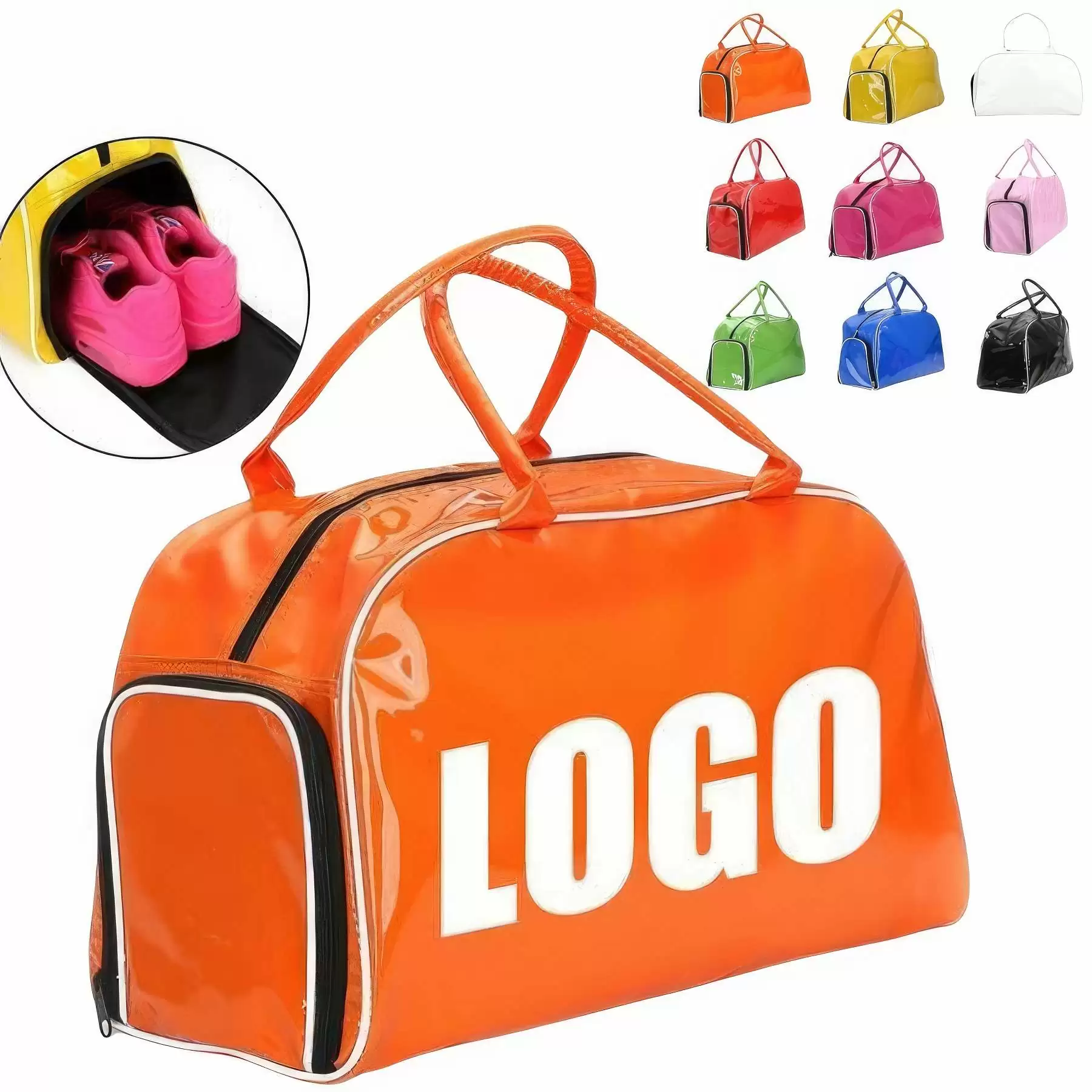 PU Multi-Function Large Travel Sports Duffel Bag - Gym Yoga