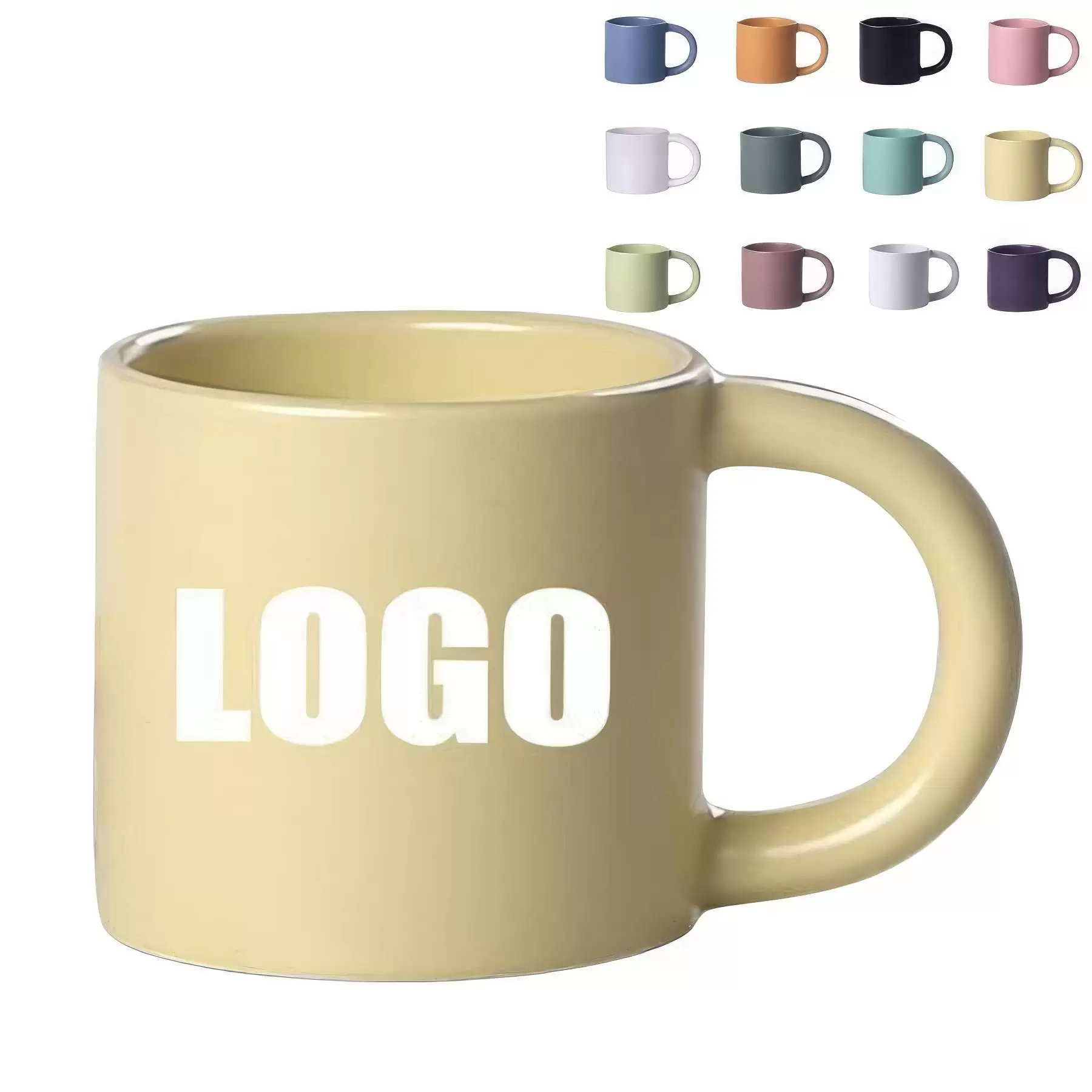 250ml 8.4oz Ceramic Coffe Tea Mug & Gift Drinking Cup