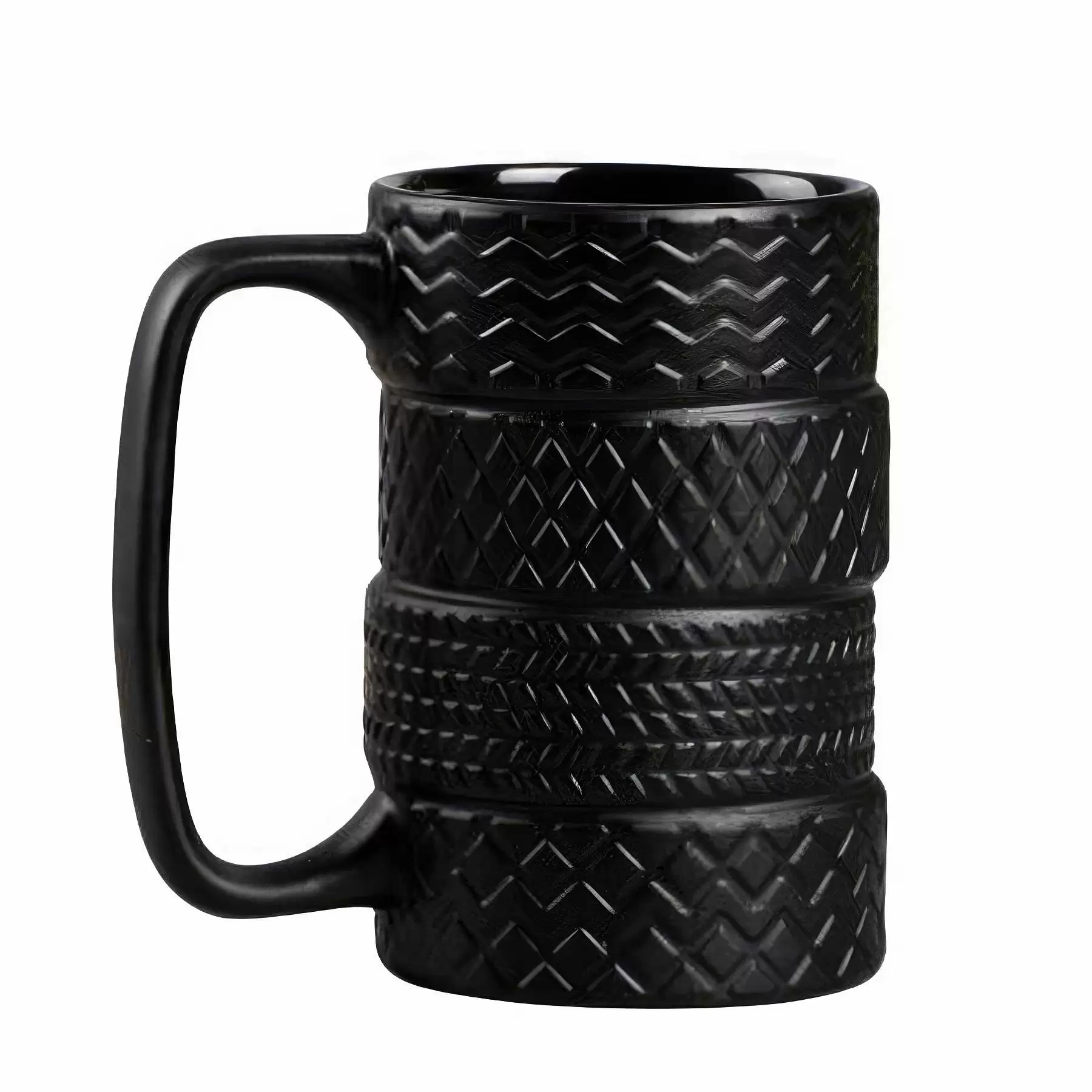 15 oz Ceramic Tire-Shape Coffee Tea Mug Gift Cup - Image 2