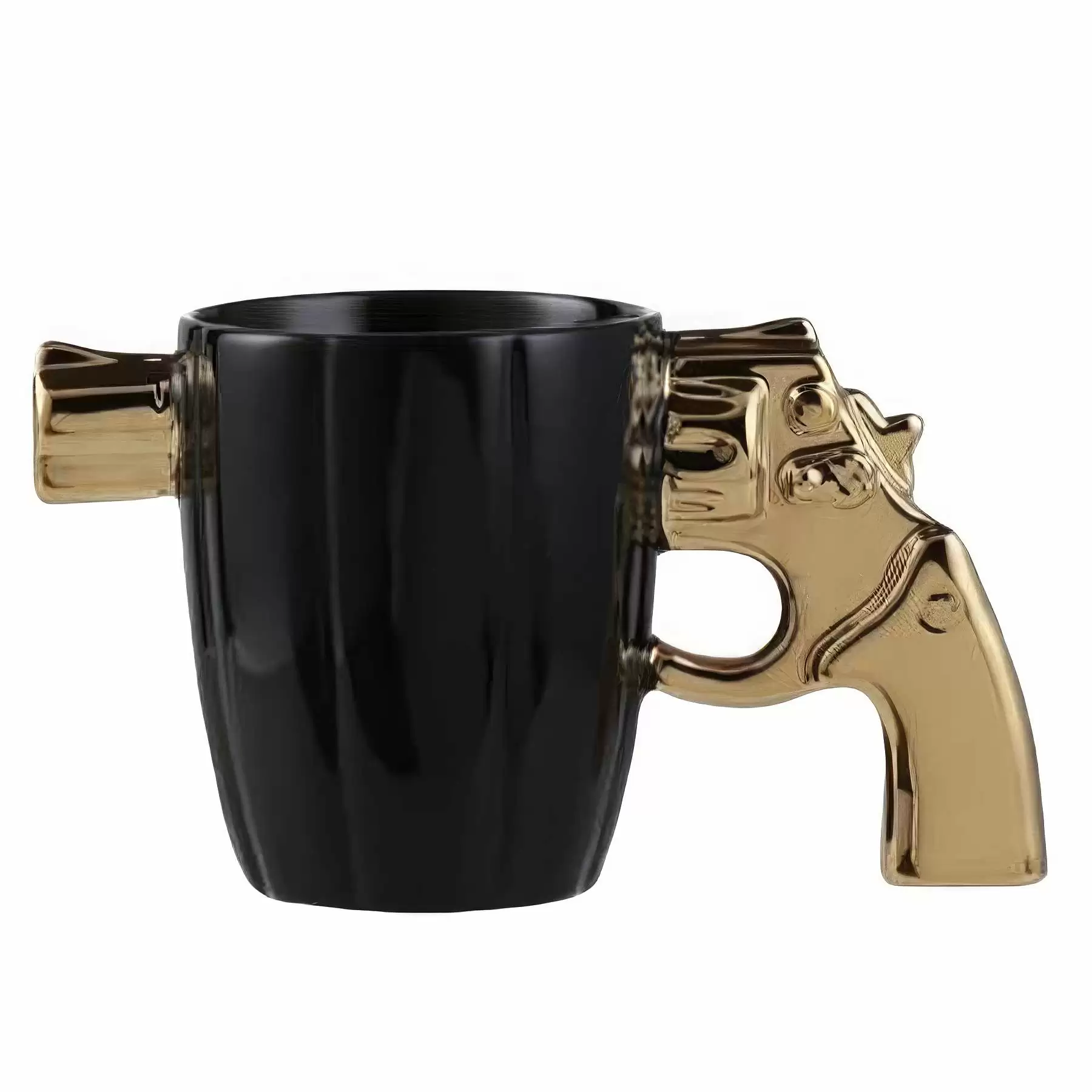 11.8oz Ceramic Revolver Pistol Gun Coffee Mug Gift Cup - Image 2