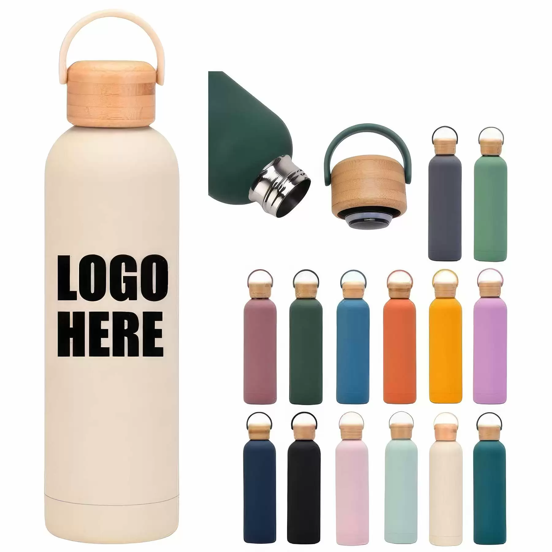 25oz Large Stainless Steel Outdoor Sports Thermal Bottle