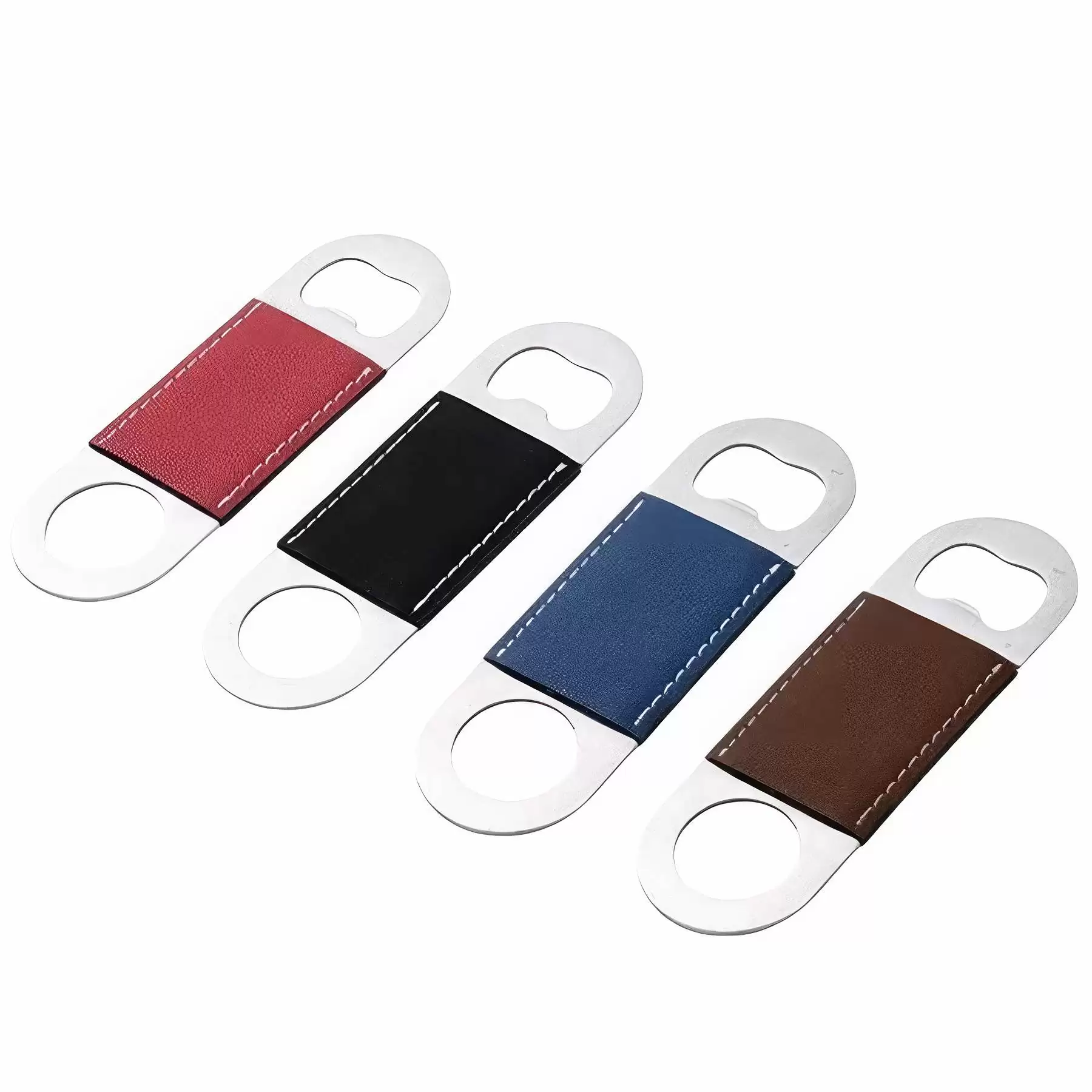 Custom PU Leather Stainless Steel Beer Bottle Opener - Image 2