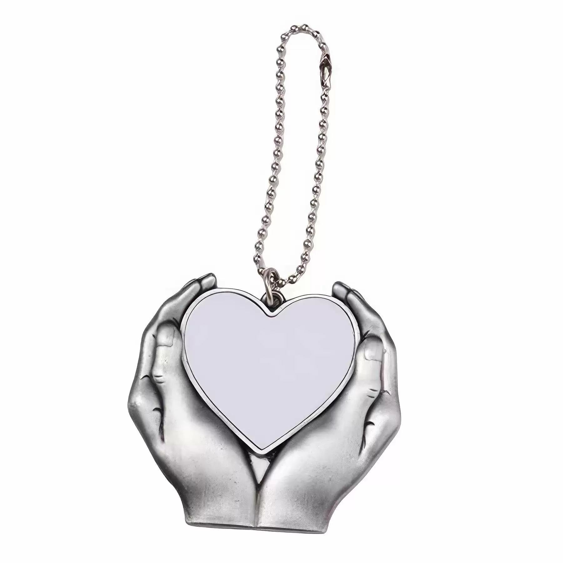 Handheld Heart-Shape Pendant Key Chain Car Ornament - Image 2