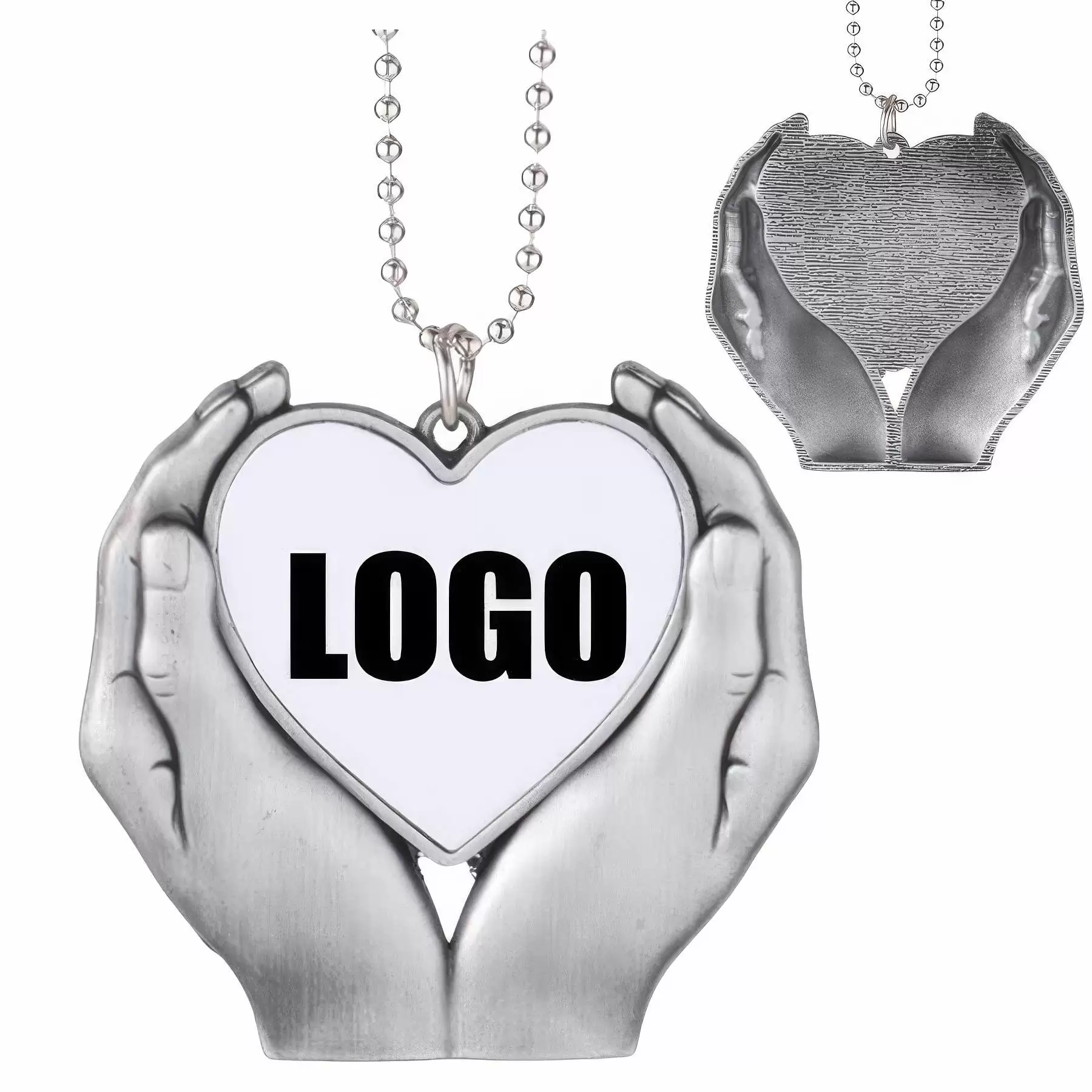 Handheld Heart-Shape Pendant Key Chain Car Ornament