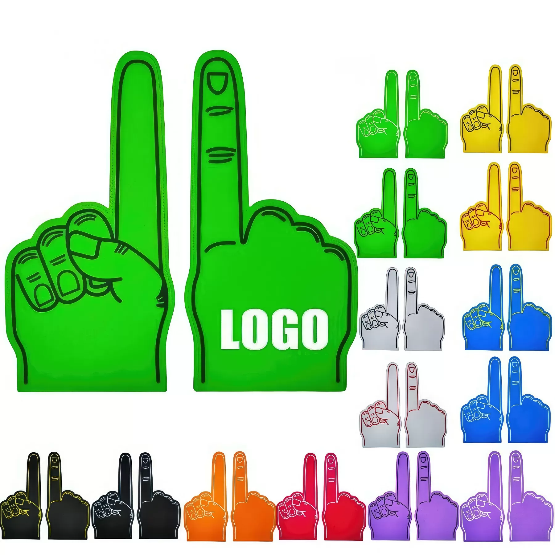 Custom Sports Event Promotional Cheering Mitts EVA Foam Hand