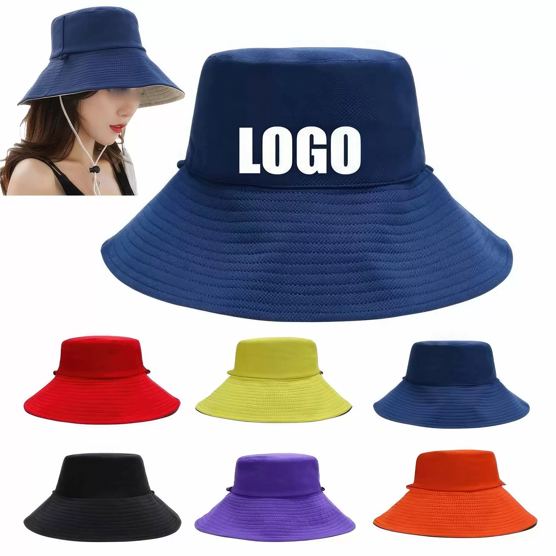 Custom Summer Outdoor Travel Picnic Fishing Bucket Hat