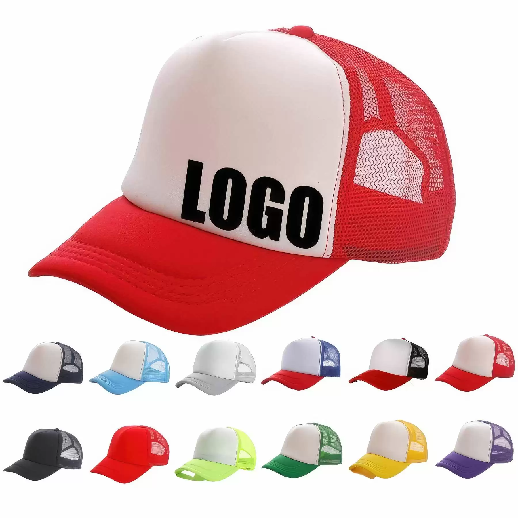 Custom Mesh Baseball Cap Promotional Sports Event Hat