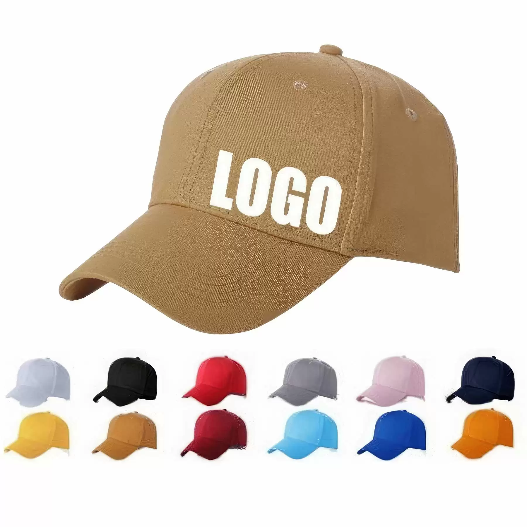 Custom Cotton Baseball Cap Promotional Sports Event Hat