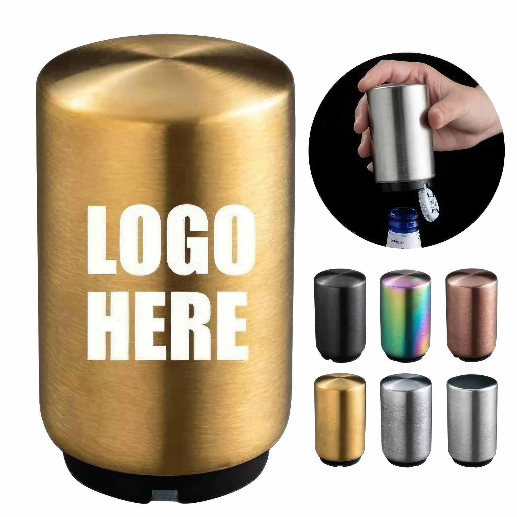 Custom Automatic Stainless Steel Magnet Beer Bottle Opener