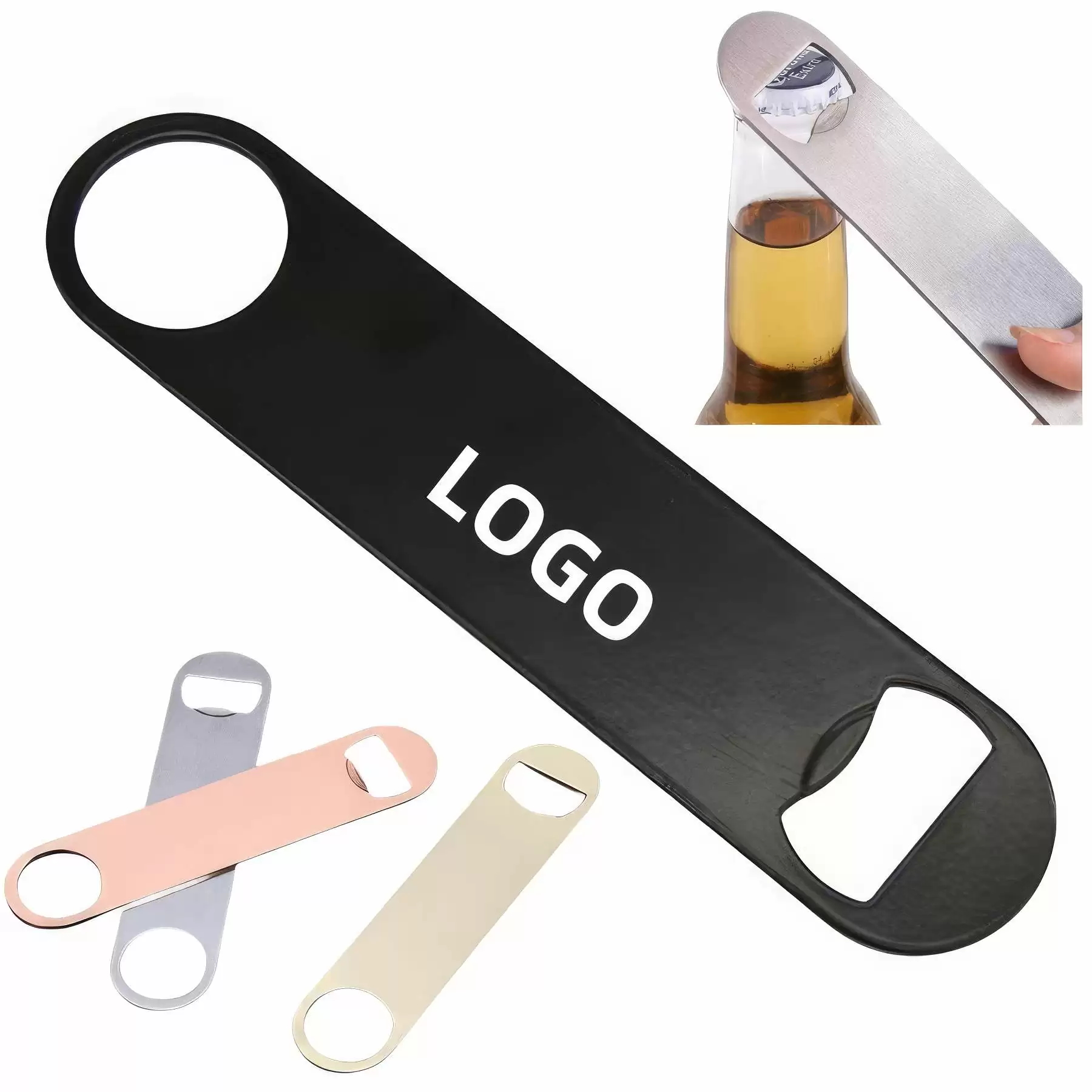 Custom Promotional Stainless Steel Beer Bottle Opener
