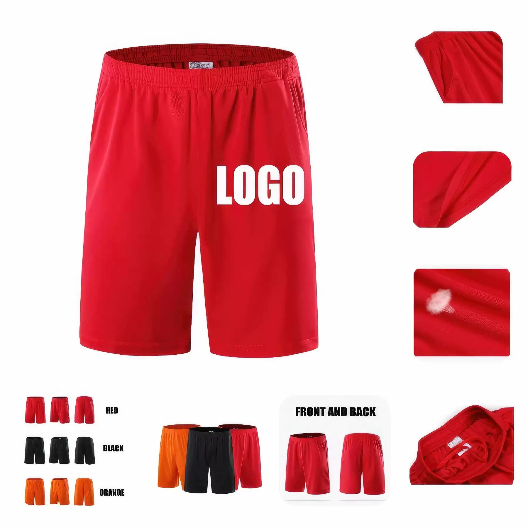 Quick-Dry Outdoor Sports Shorts Marathon Basketball Pants