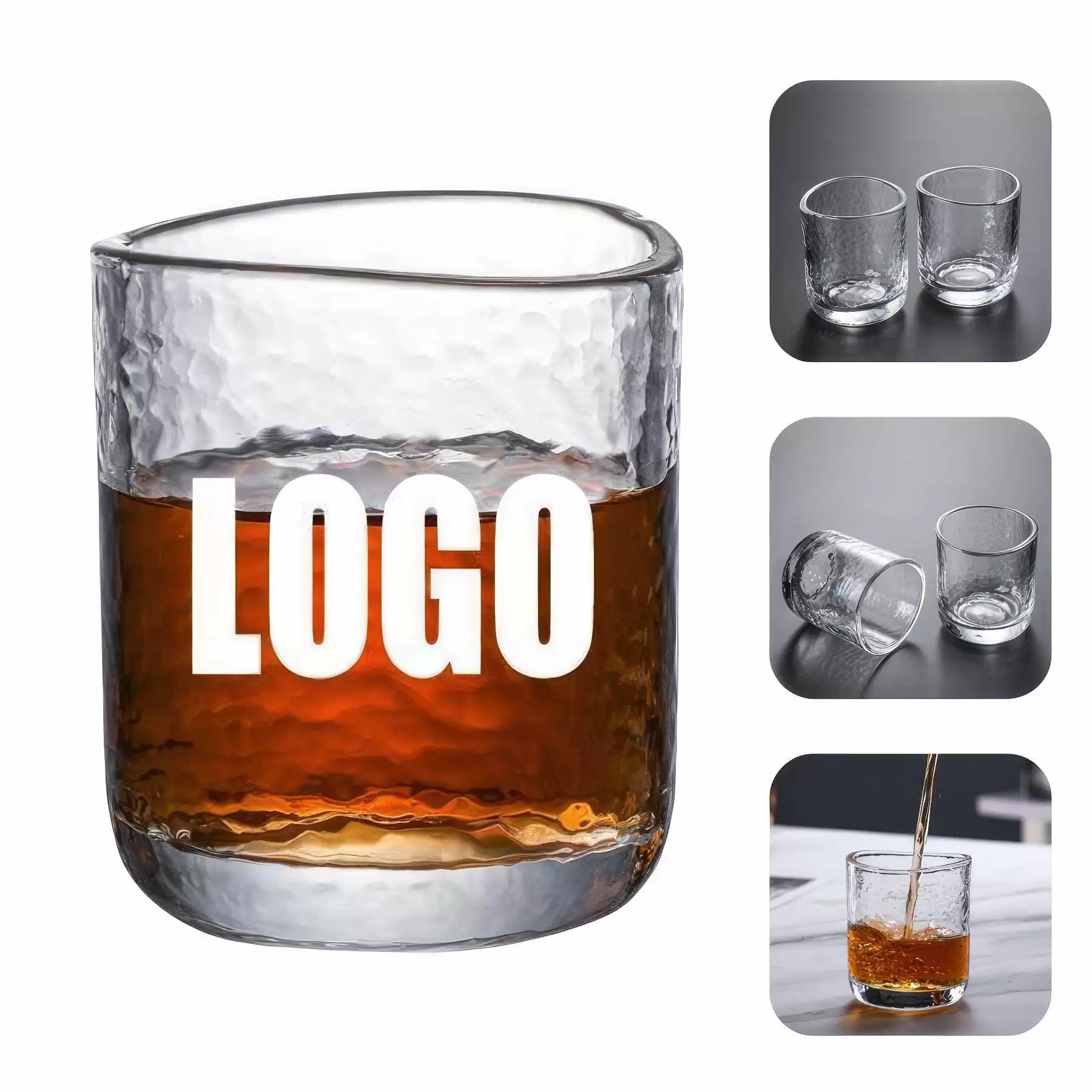 Custom 3 OZ. / 100ML Glass Tea Coffee Drink Gift Cup