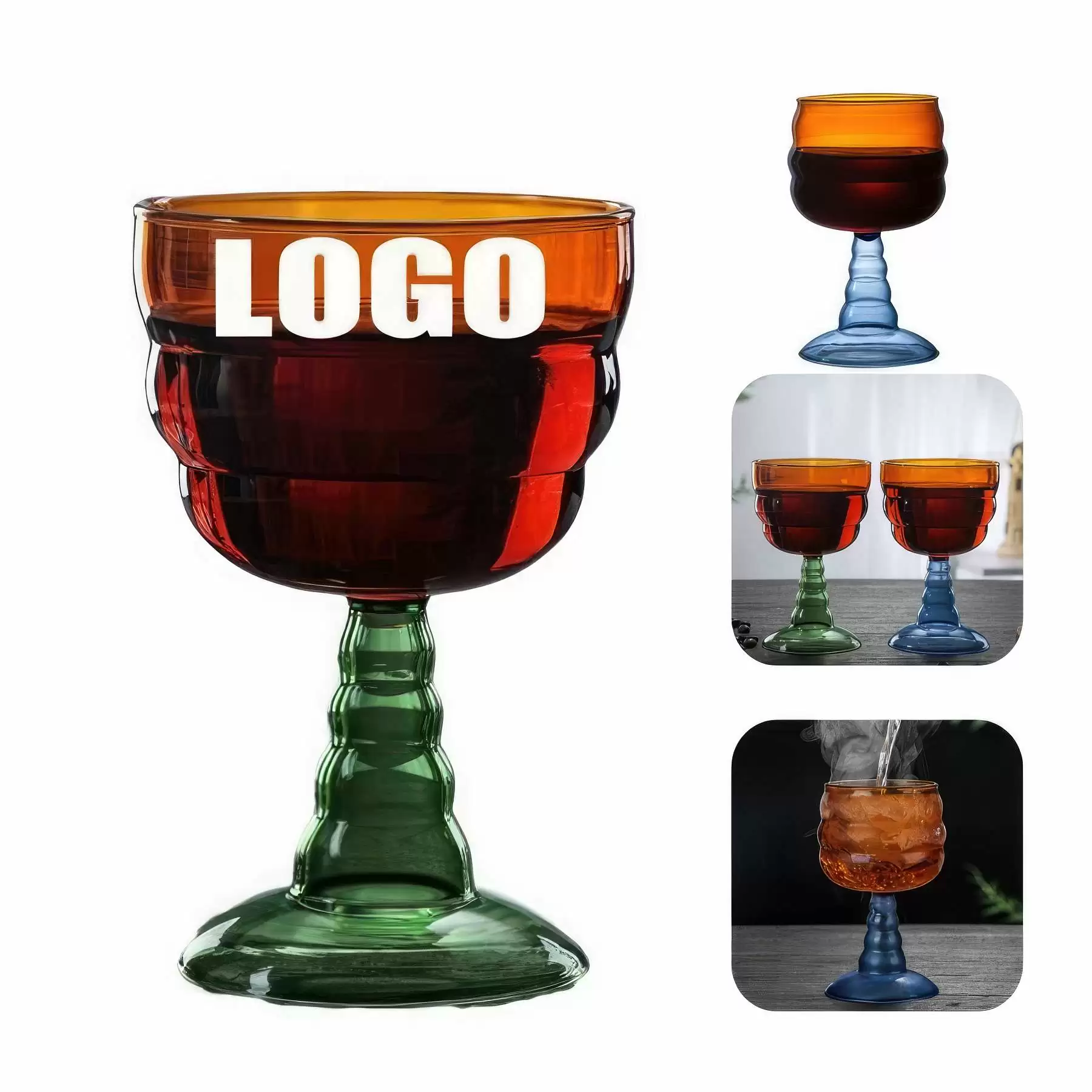 11.8 OZ. Glass Wine Champagne Gift Drinking Goblet Cup