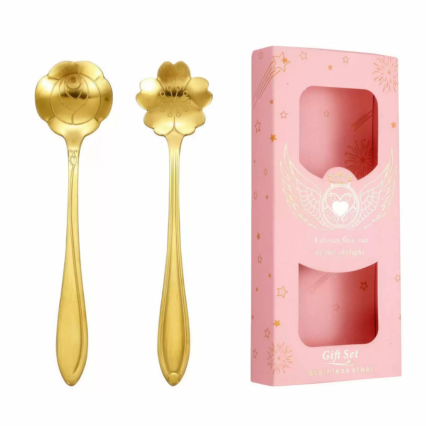 Stainless Steel Coffee Stirrers,Ice Cream Spoon - Image 2