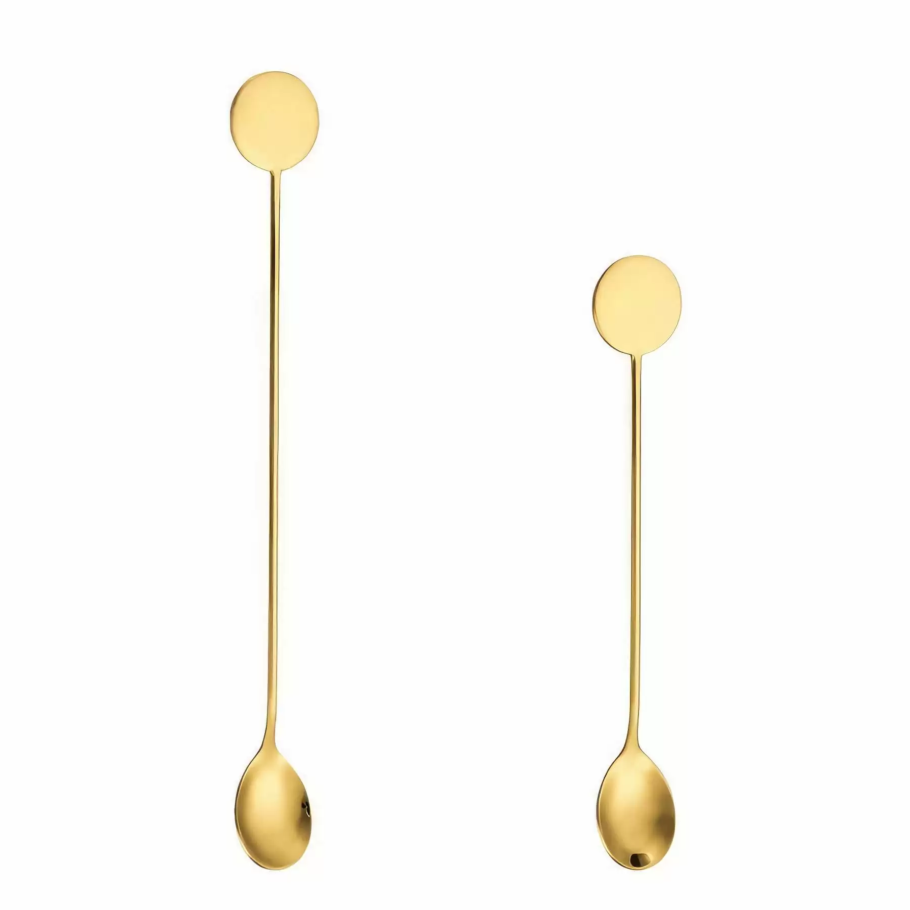 Stainless Steel Coffee Stirrer Spoon Beverage Mixer: 8.2 " - Image 2