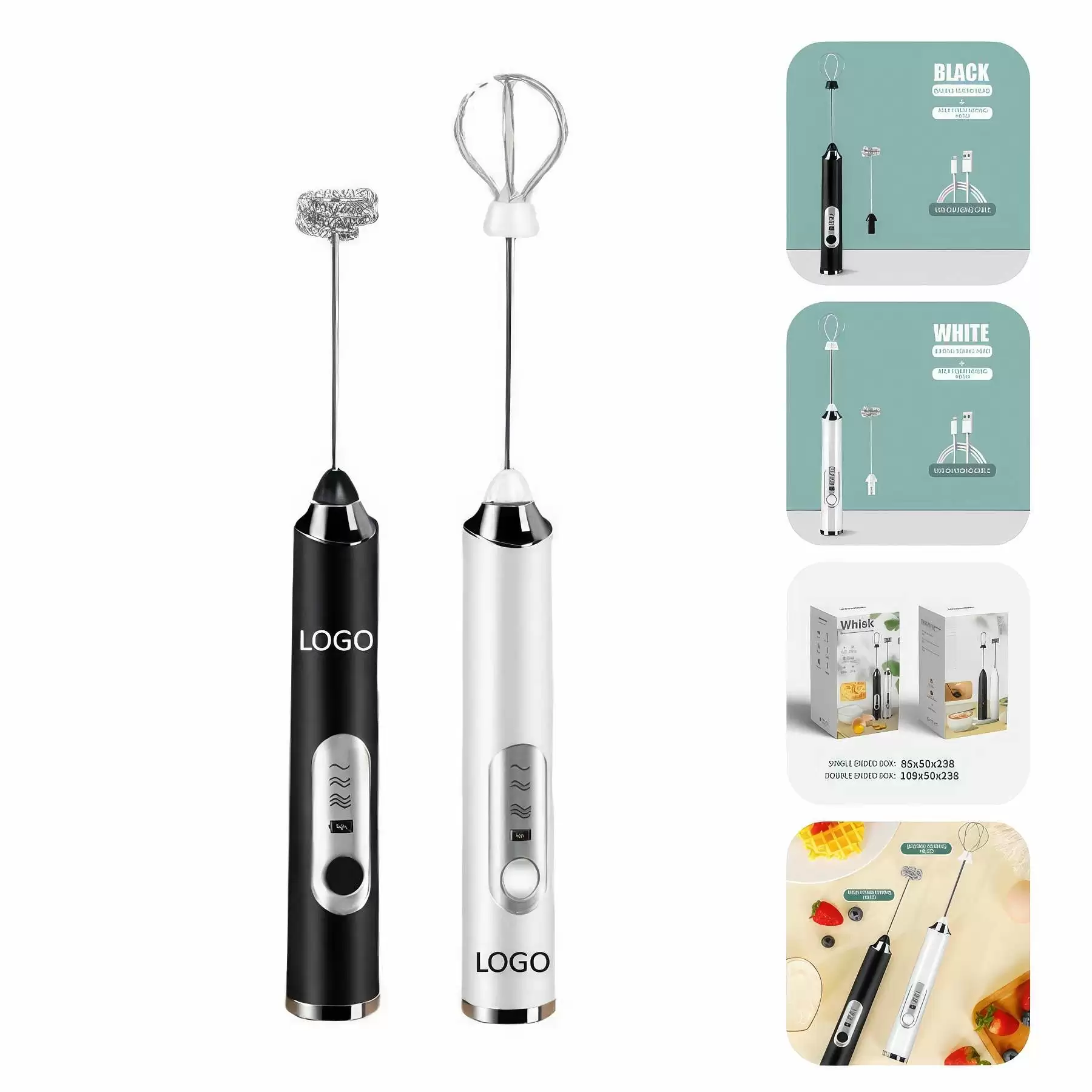 Stainless Steel Handheld Milk Frother